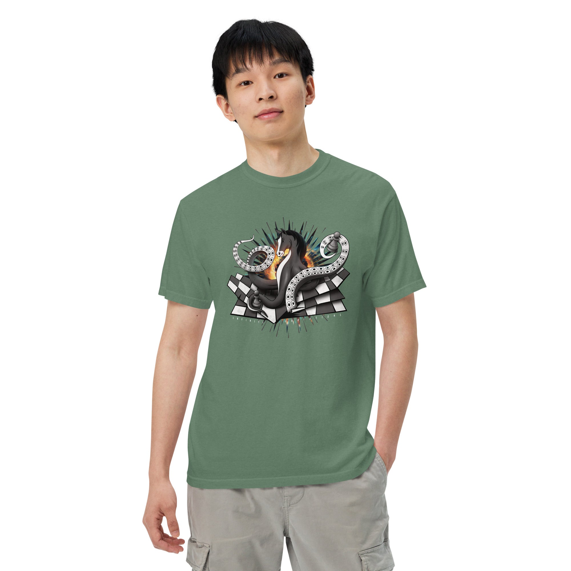 Octopus Knight - Unisex garment-dyed heavyweight t-shirt
