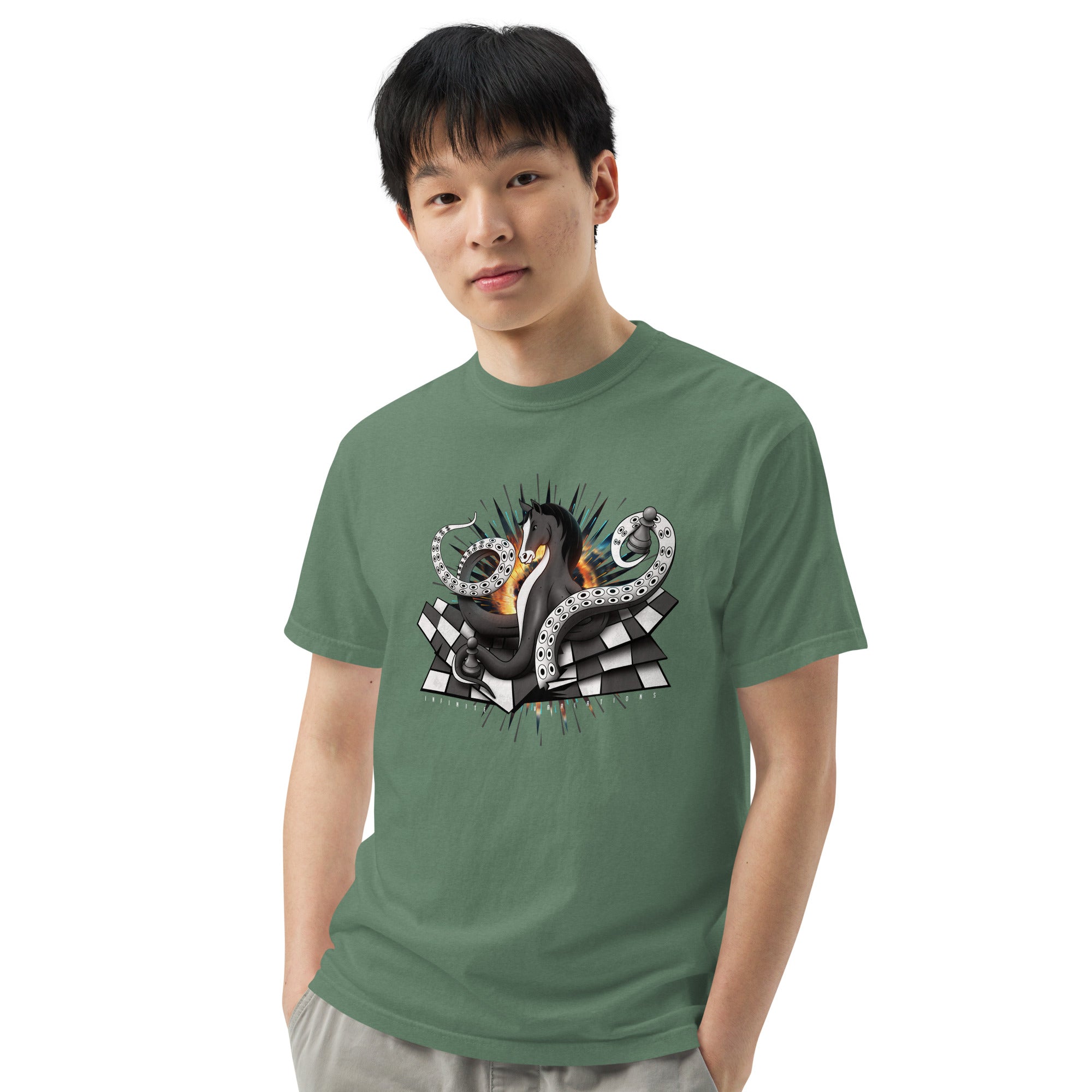 Octopus Knight - Unisex garment-dyed heavyweight t-shirt