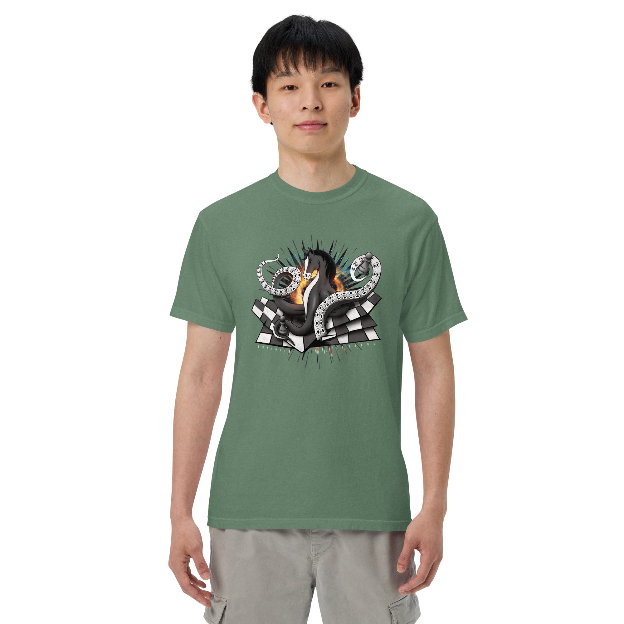 Octopus Knight - Unisex garment-dyed heavyweight t-shirt