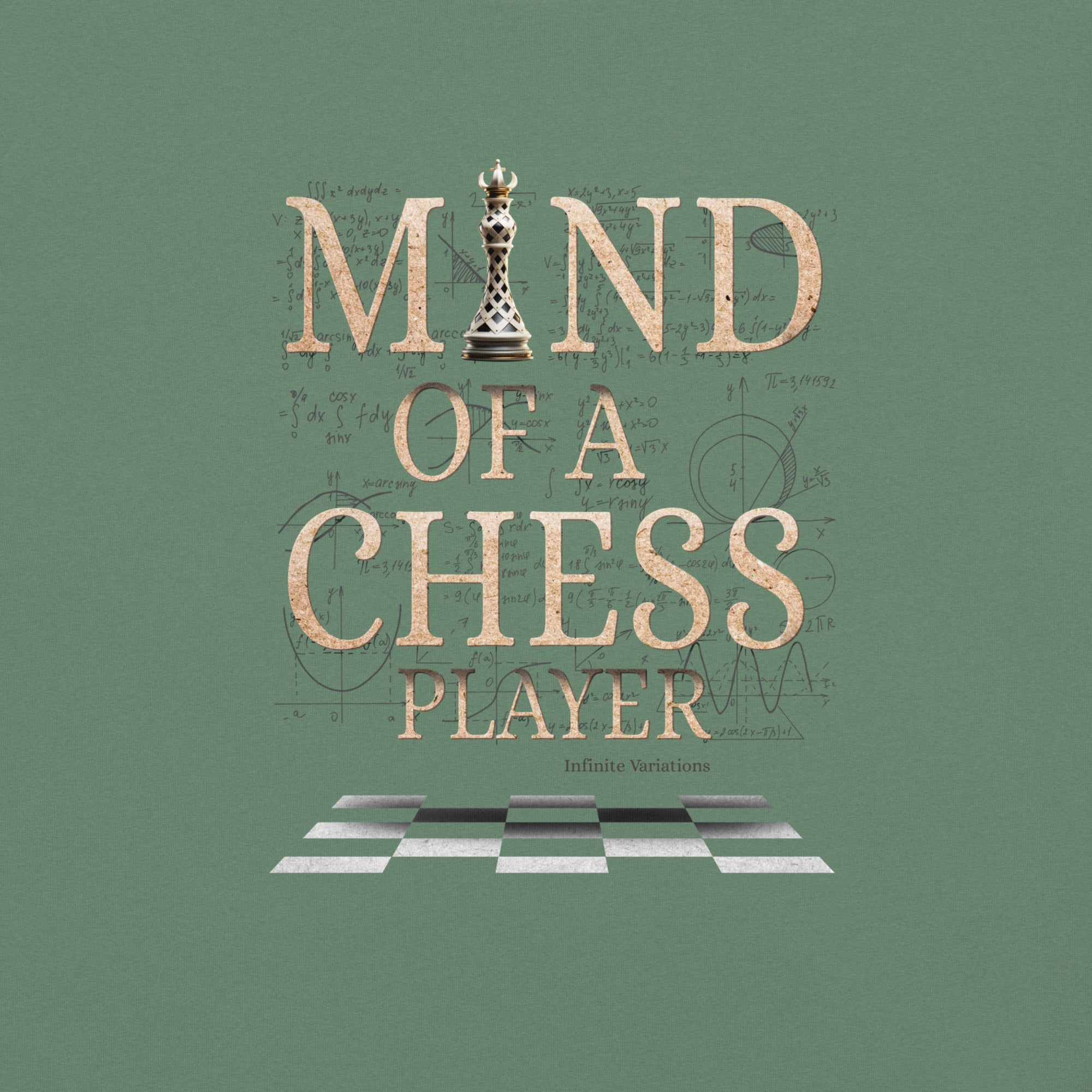 Mind of a Chess Player - Unisex garment-dyed heavyweight t-shirt