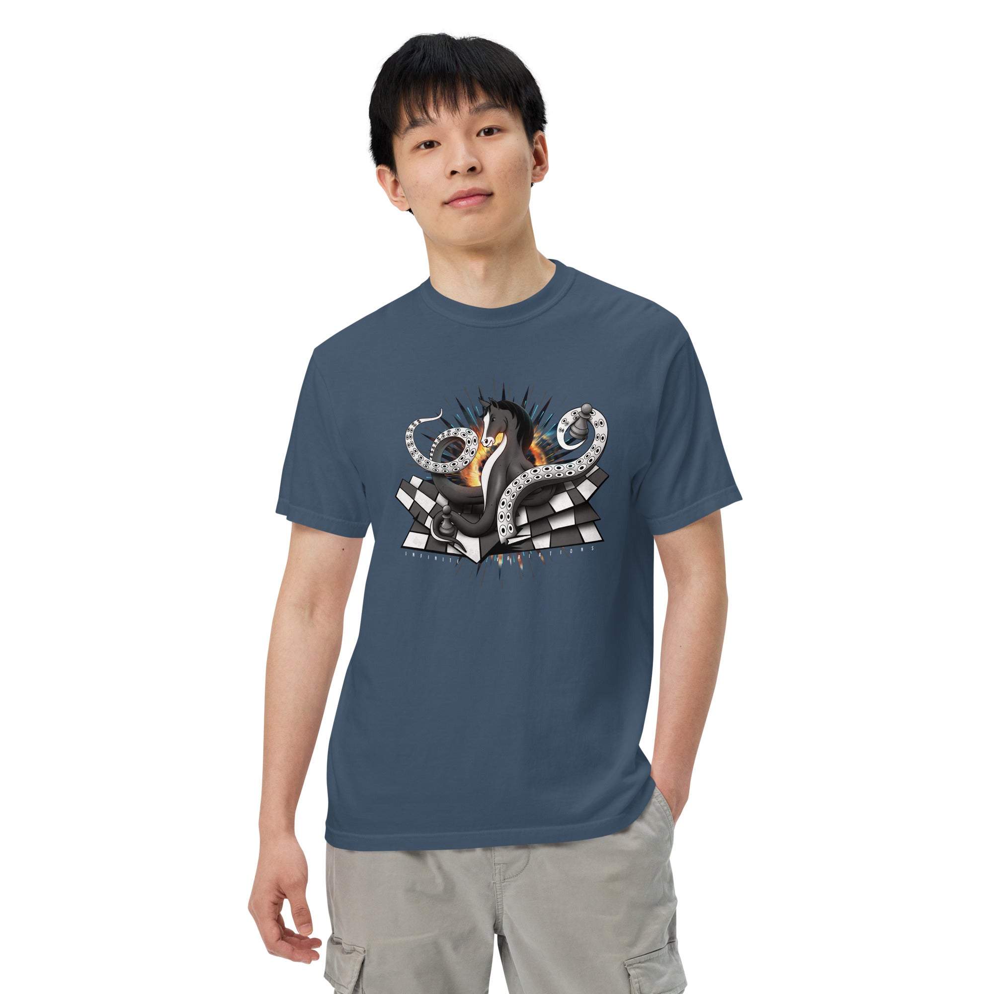 Octopus Knight - Unisex garment-dyed heavyweight t-shirt