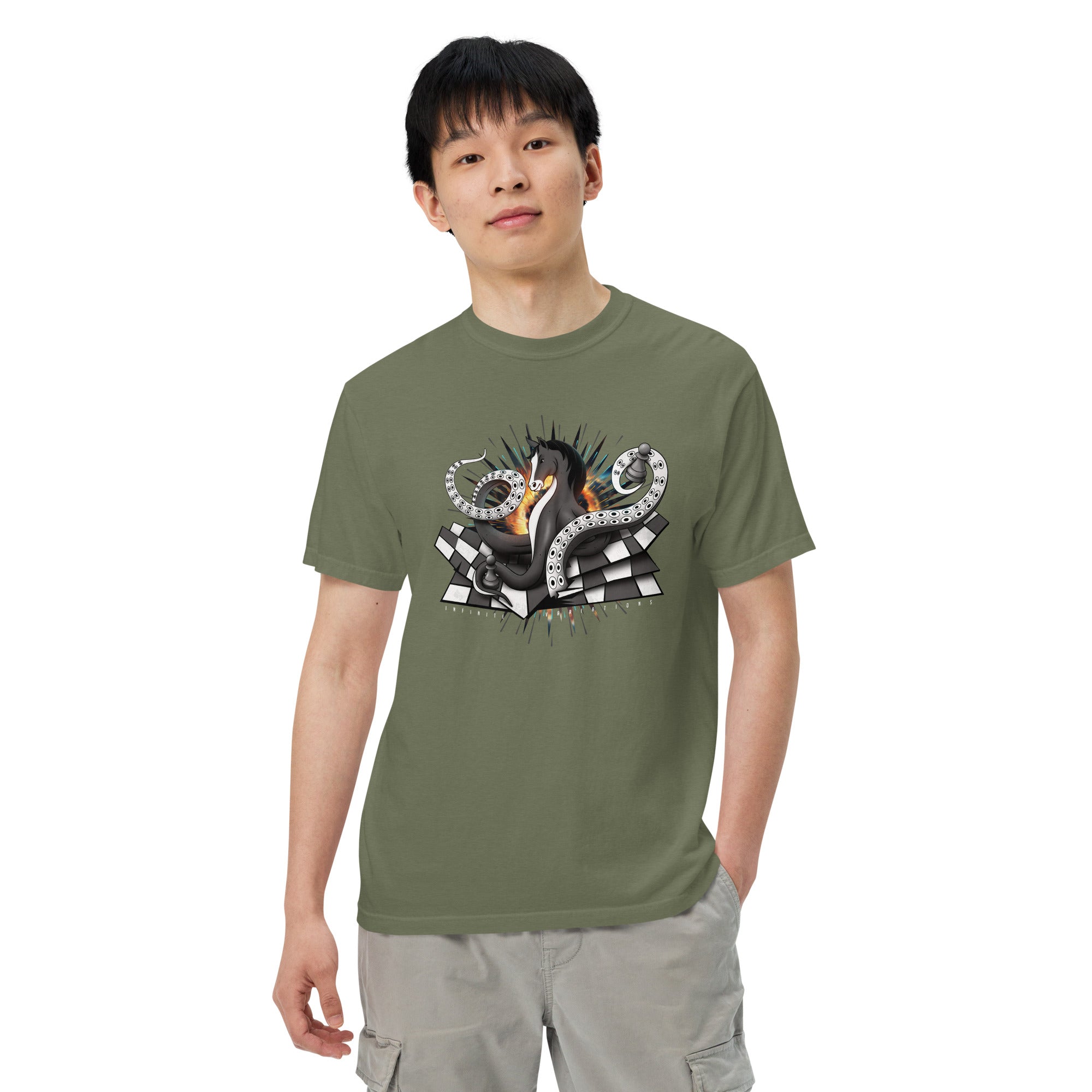 Octopus Knight - Unisex garment-dyed heavyweight t-shirt