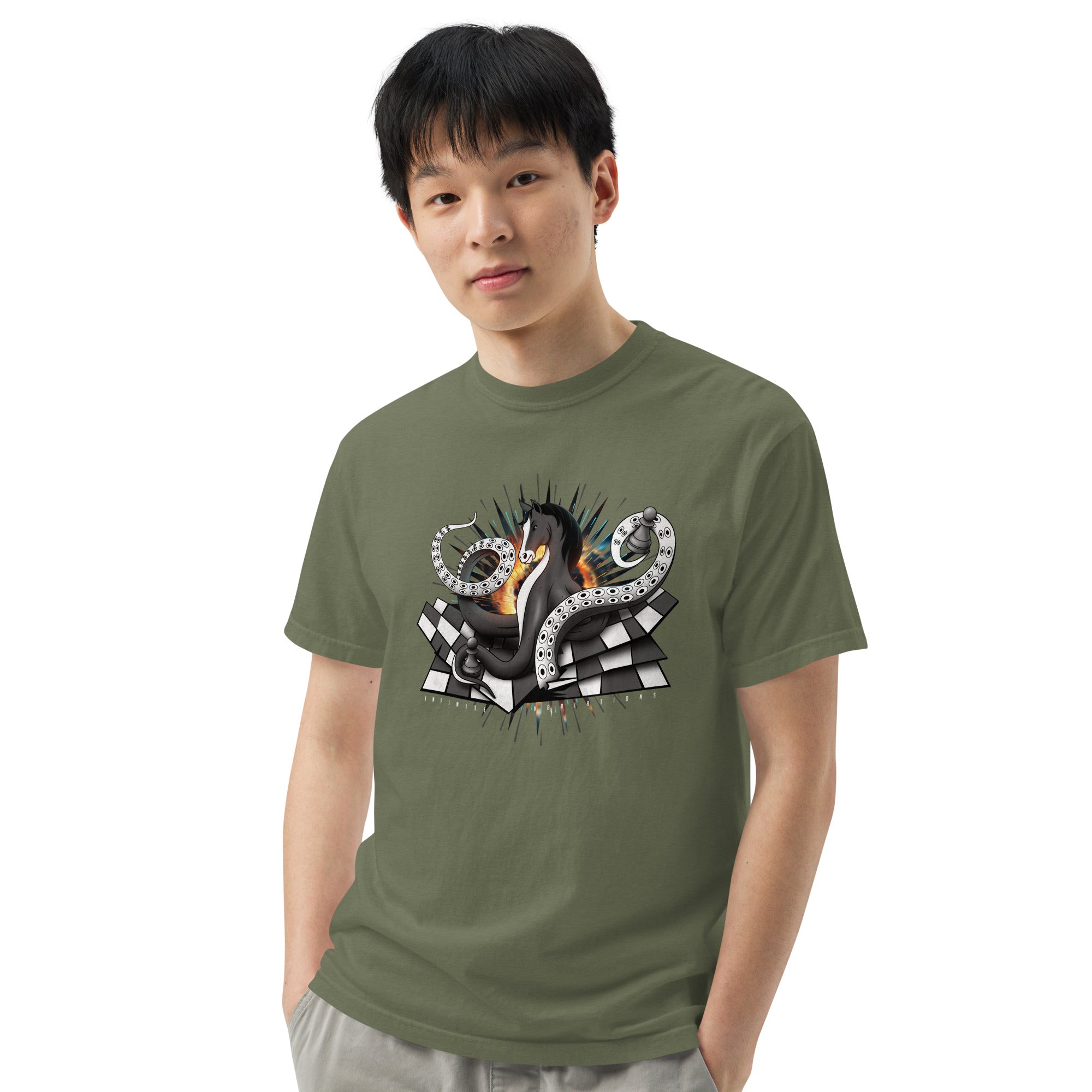 Octopus Knight - Unisex garment-dyed heavyweight t-shirt