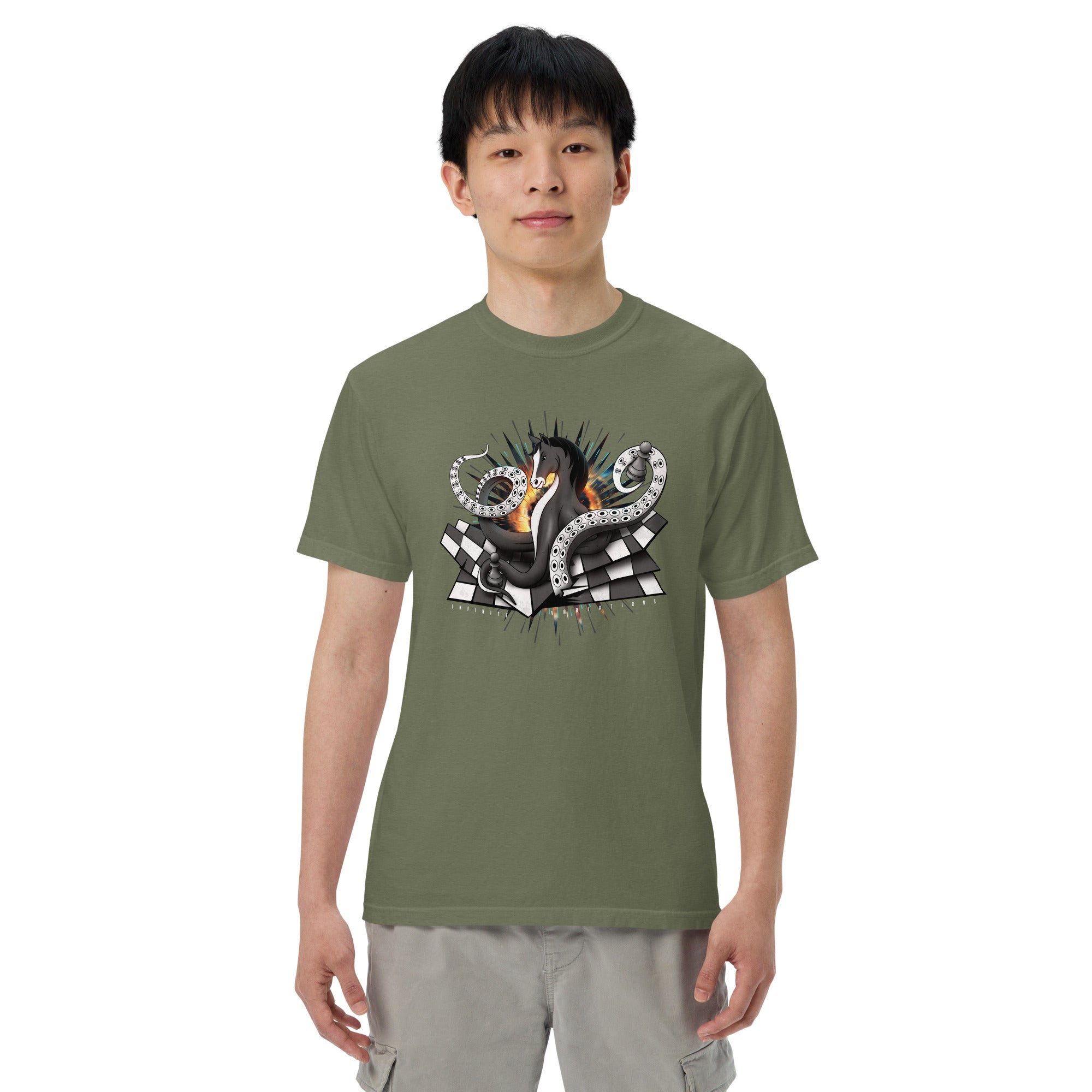 Octopus Knight - Unisex garment-dyed heavyweight t-shirt