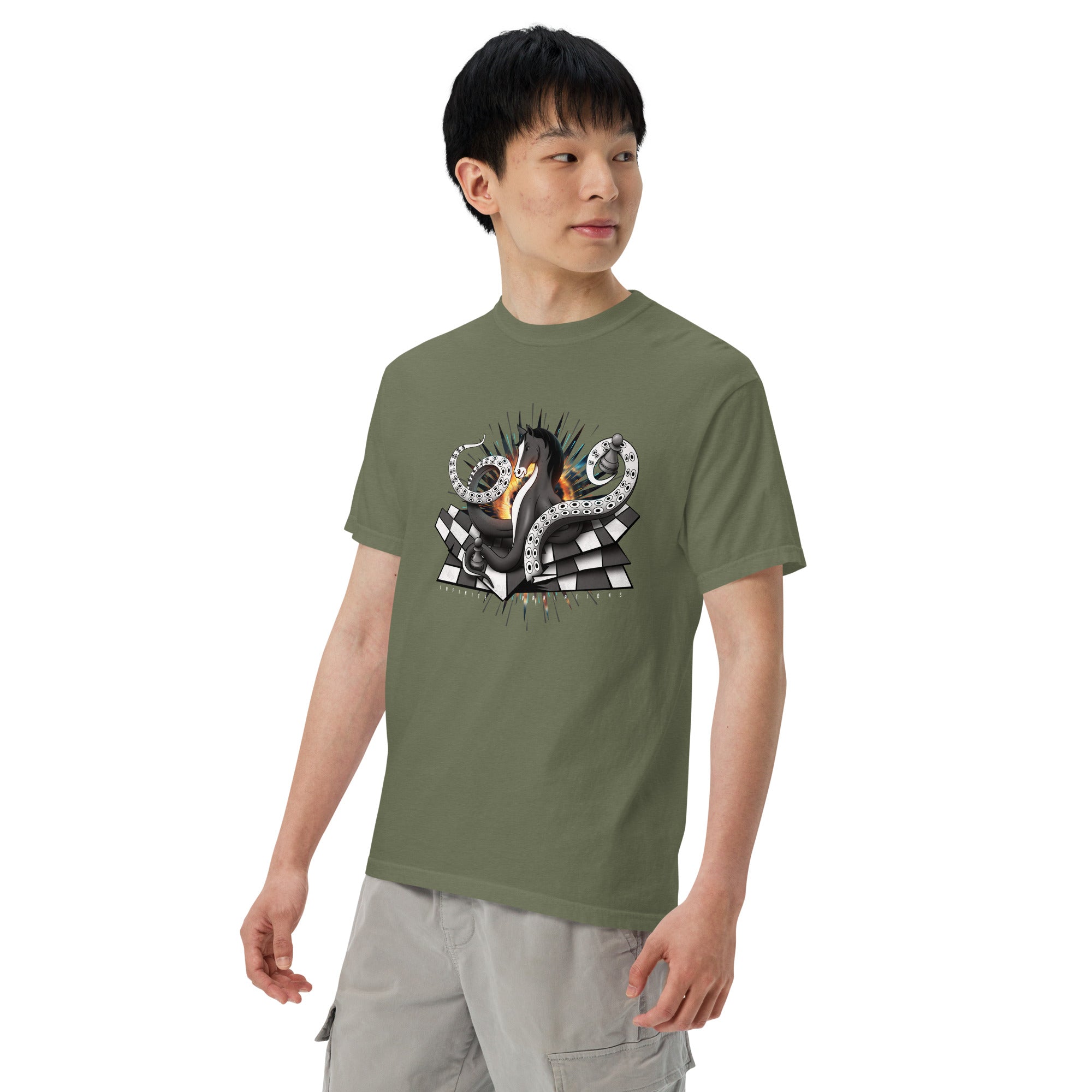 Octopus Knight - Unisex garment-dyed heavyweight t-shirt