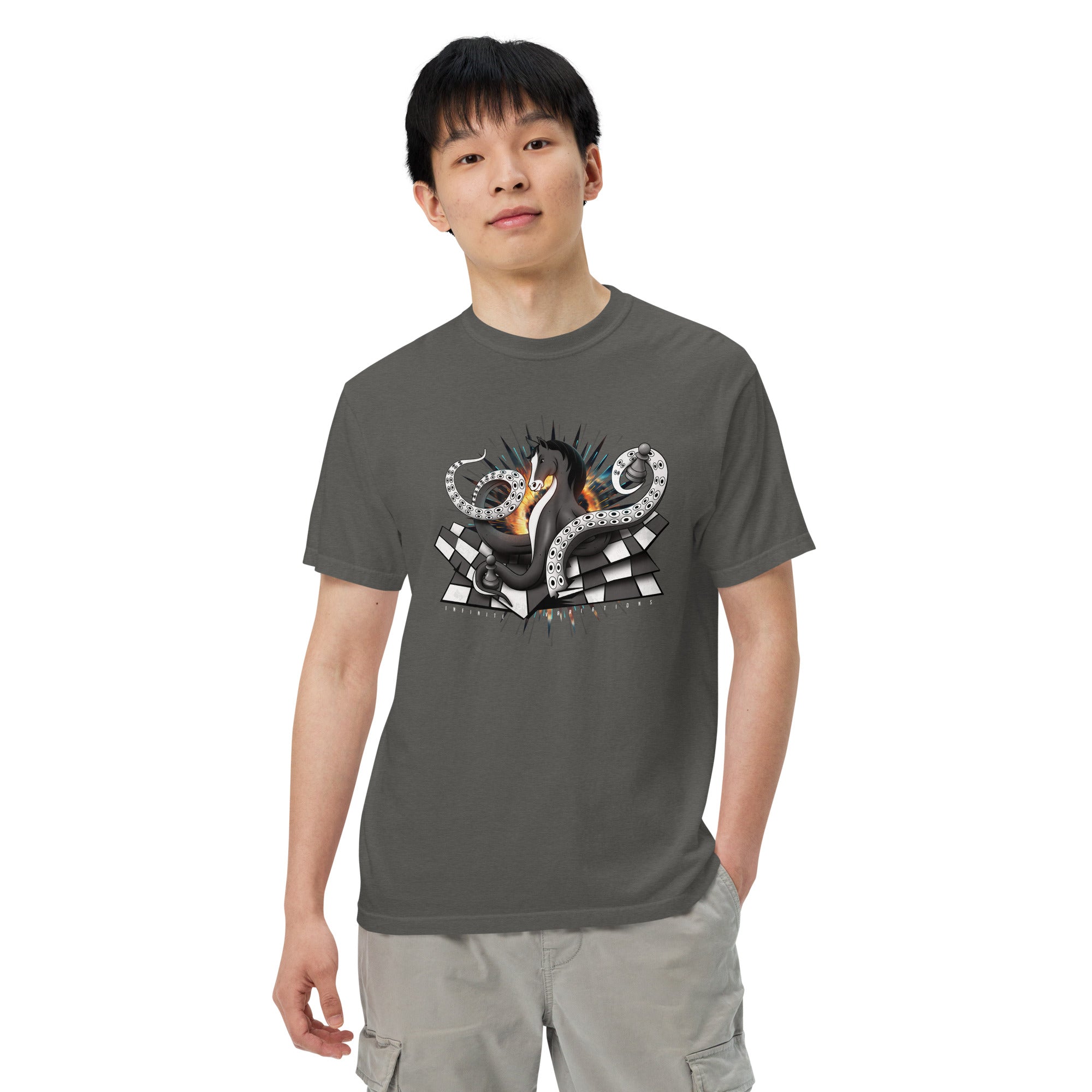 Octopus Knight - Unisex garment-dyed heavyweight t-shirt