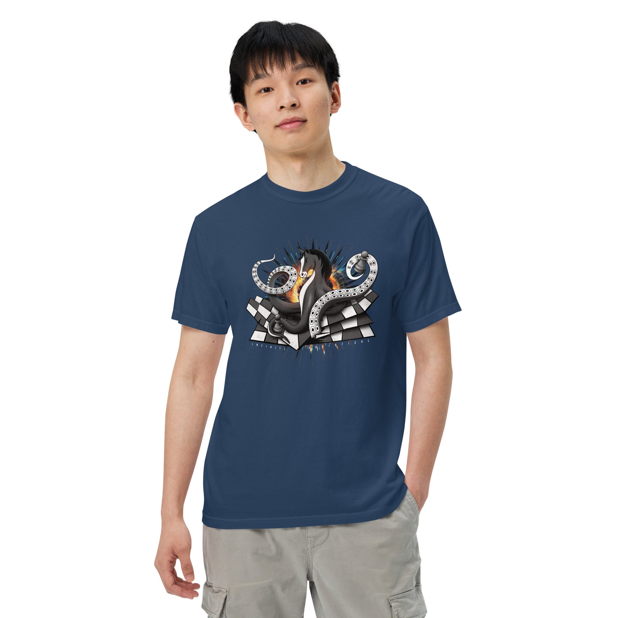 Octopus Knight - Unisex garment-dyed heavyweight t-shirt
