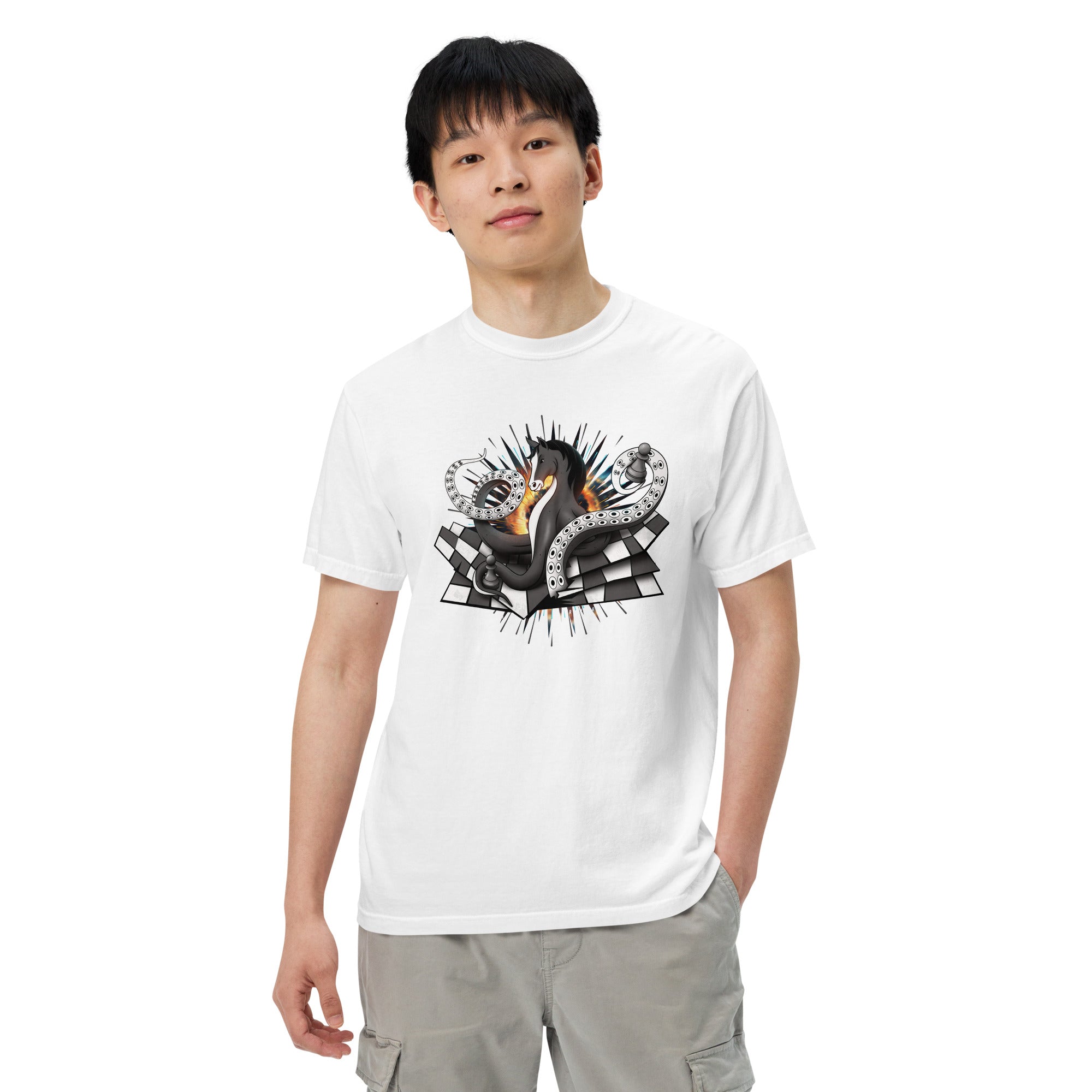 Octopus Knight - Unisex garment-dyed heavyweight t-shirt