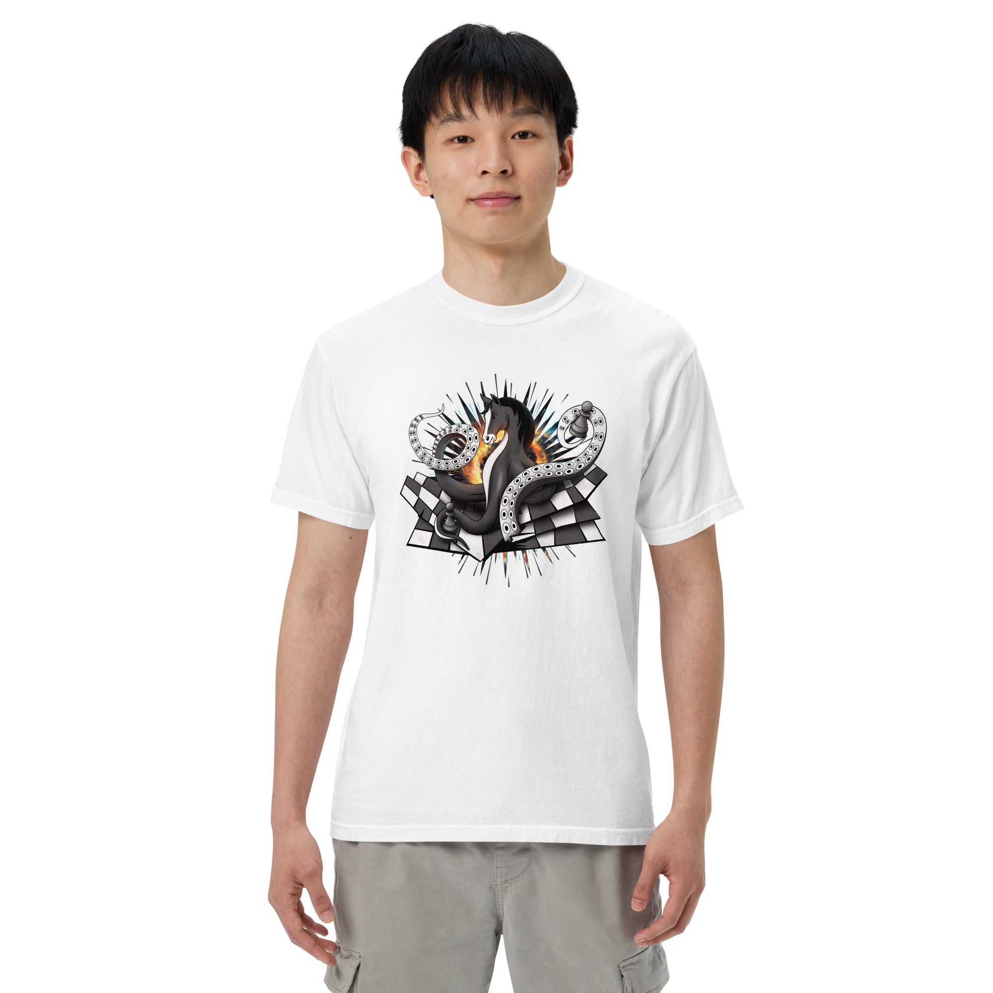 Octopus Knight - Unisex garment-dyed heavyweight t-shirt