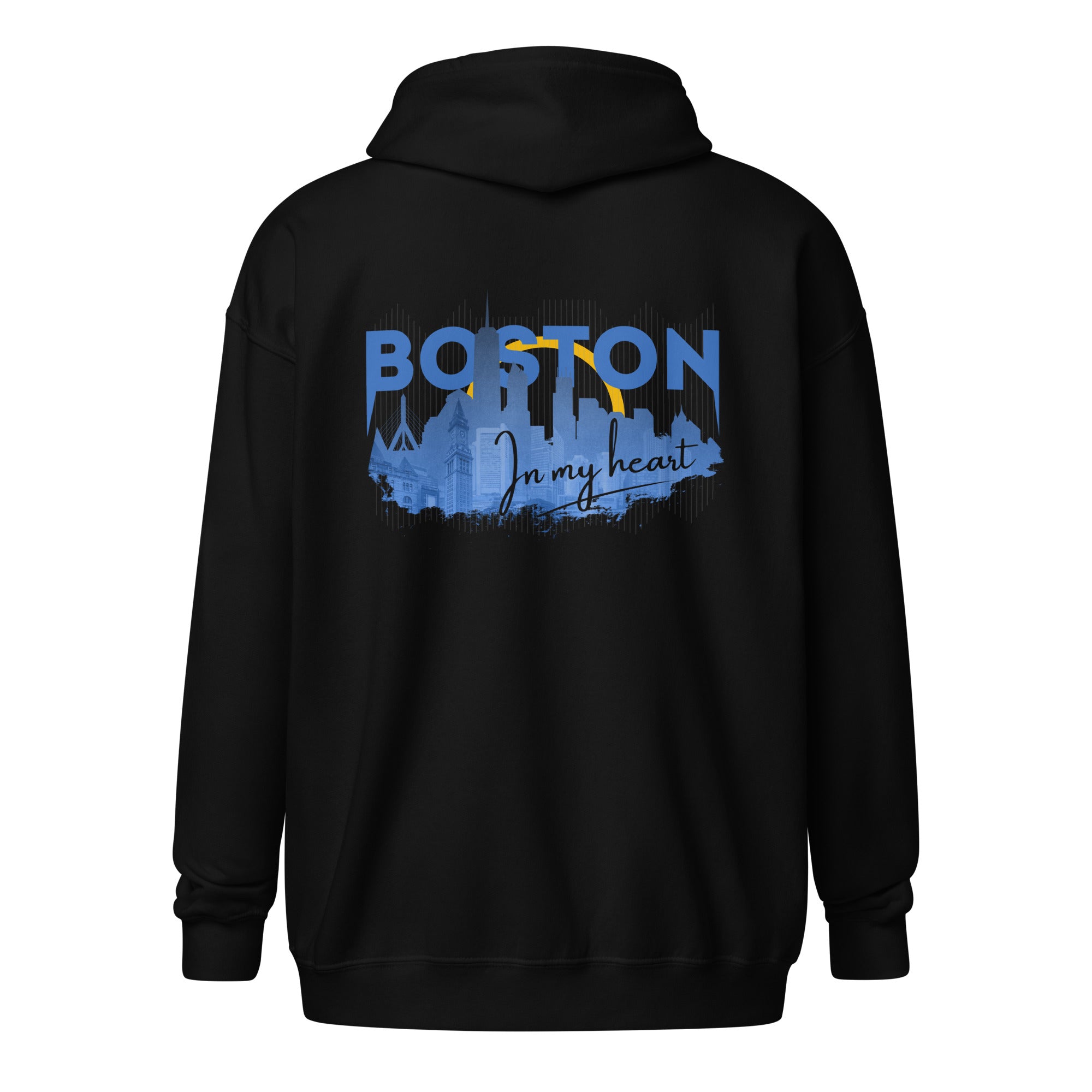 Boston Design - Unisex heavy blend zip hoodie