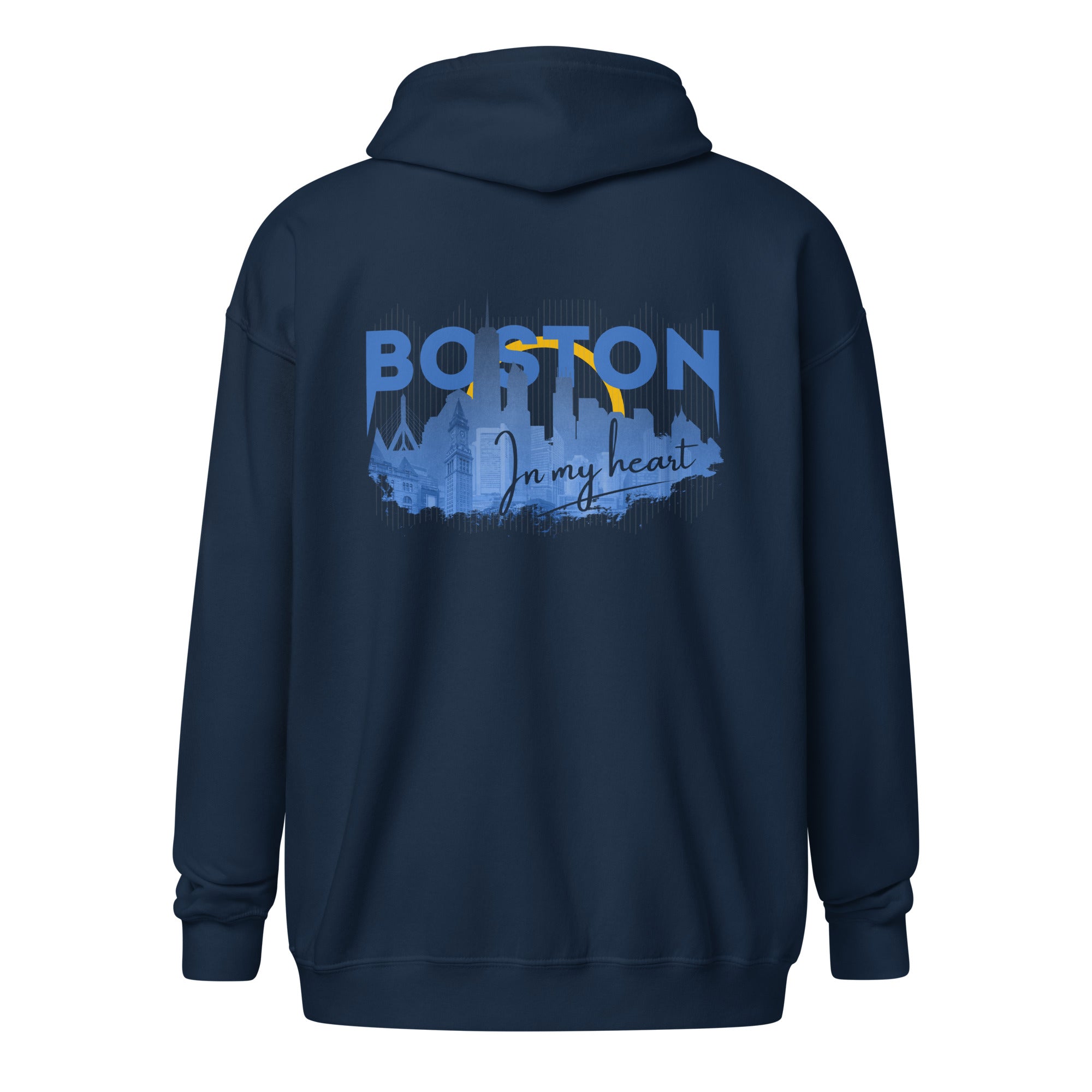Boston Design - Unisex heavy blend zip hoodie