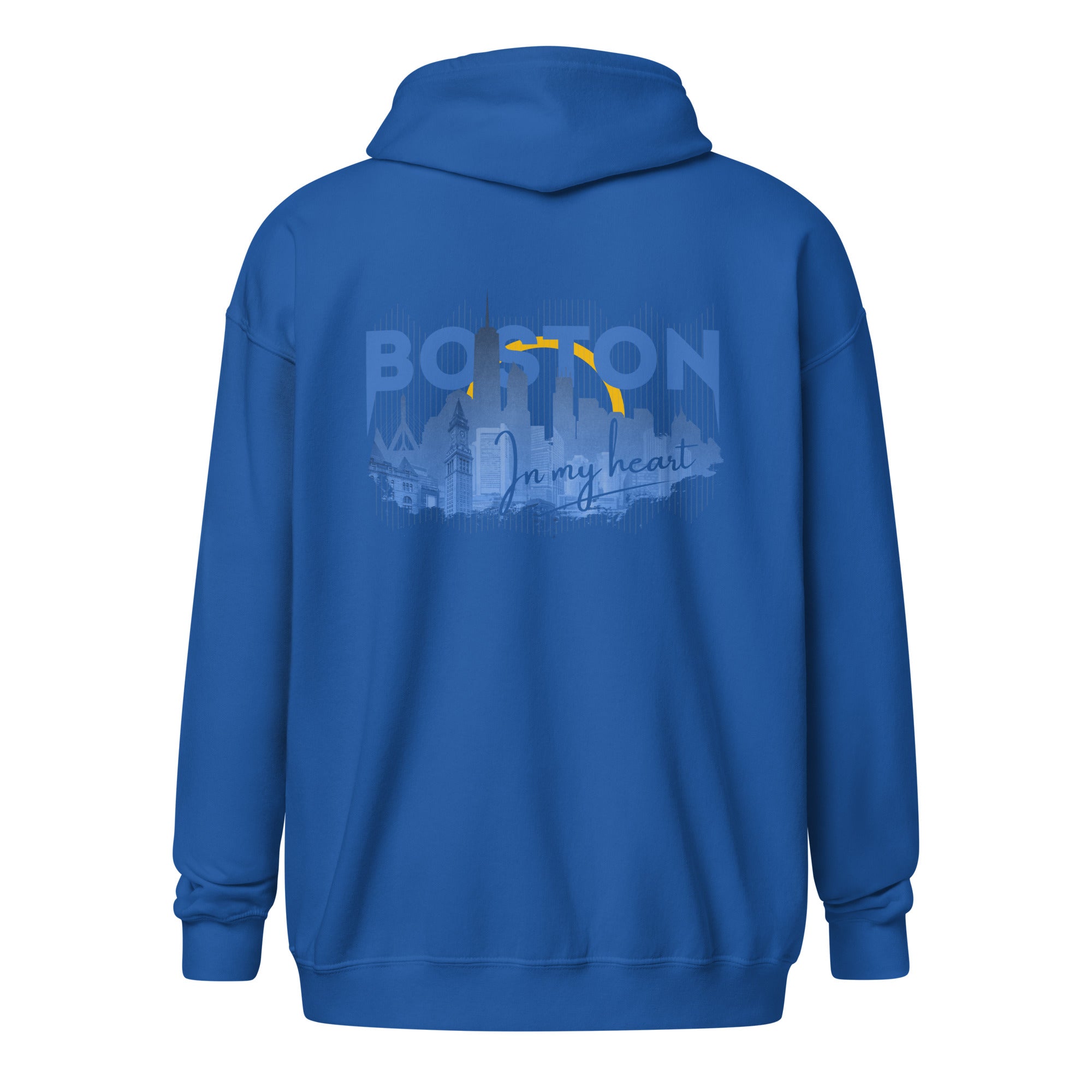 Boston Design - Unisex heavy blend zip hoodie