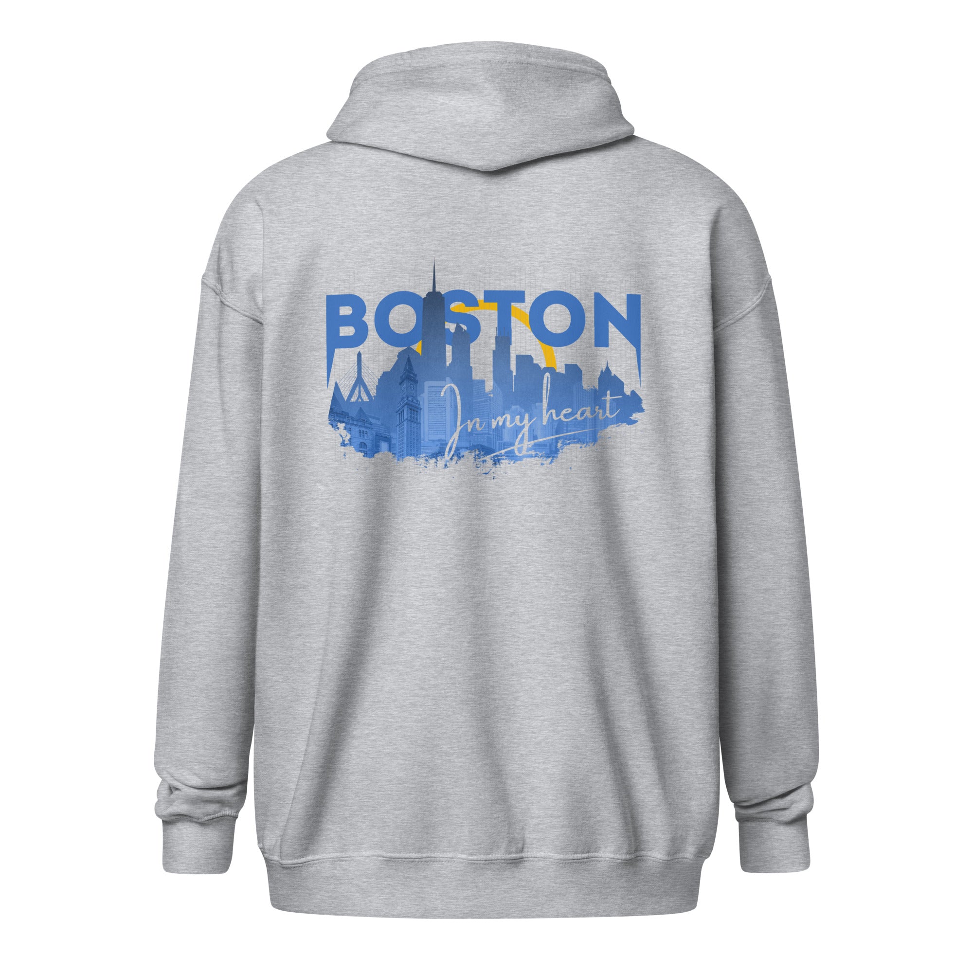 Boston Design - Unisex heavy blend zip hoodie