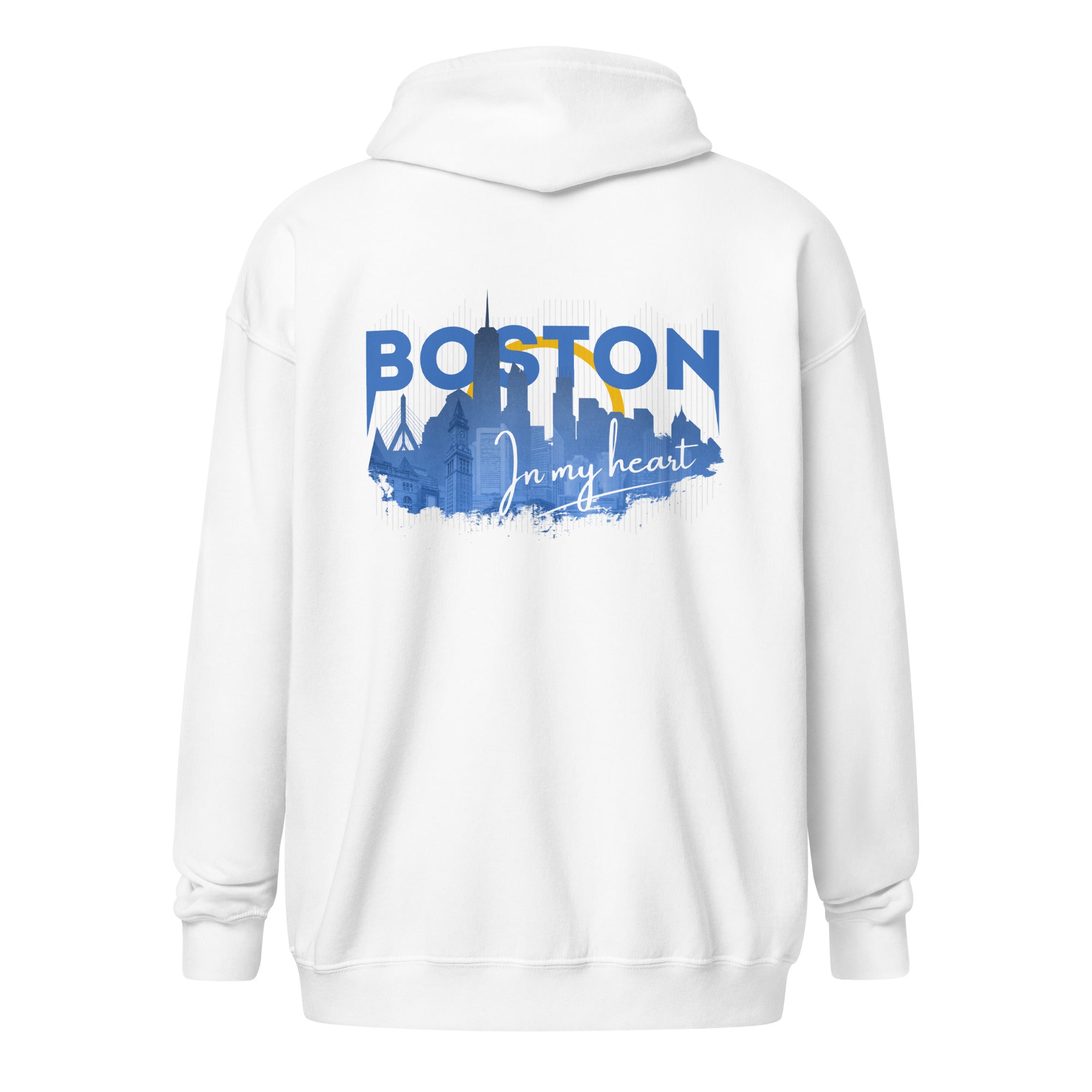 Boston Design - Unisex heavy blend zip hoodie