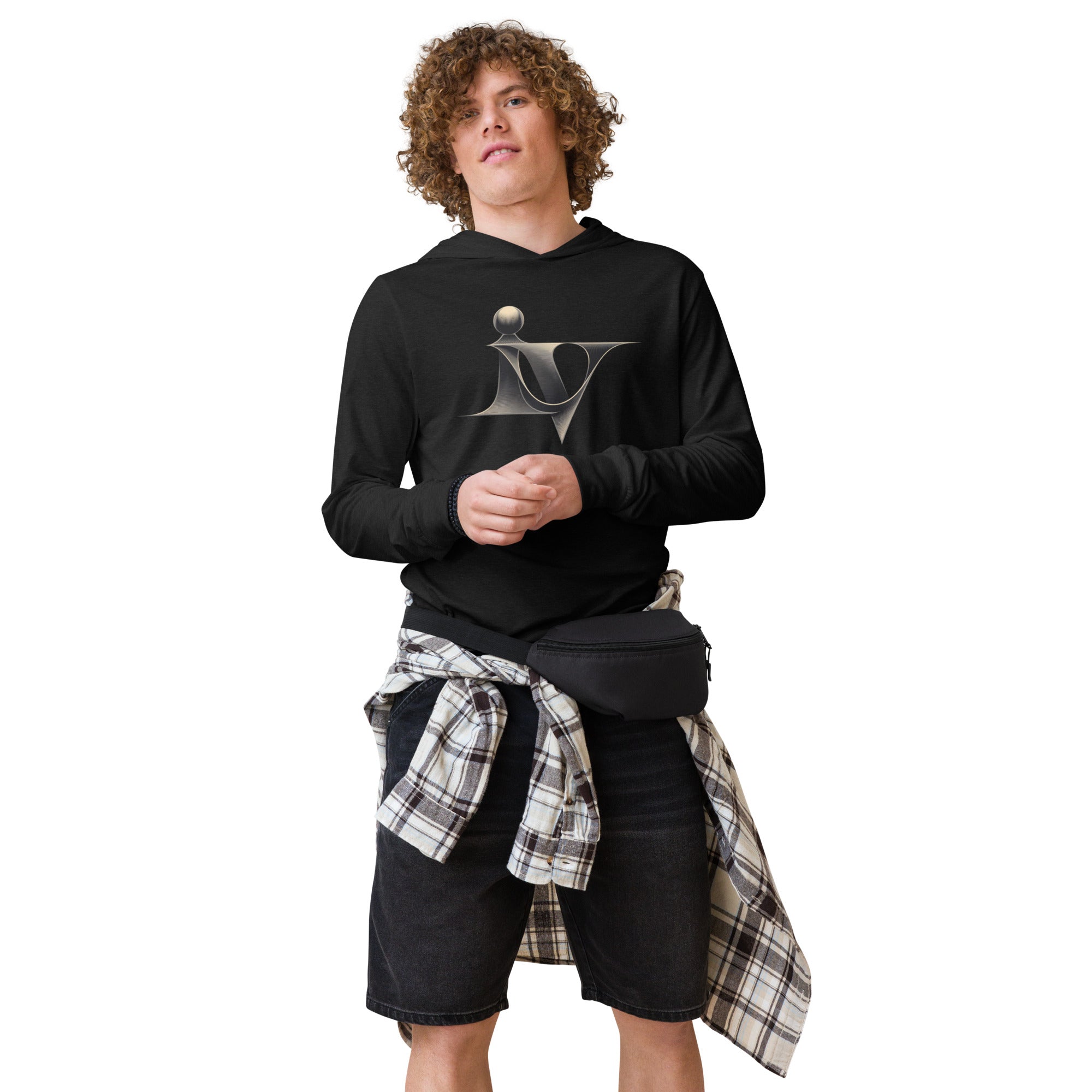 IV Custom - Hooded long-sleeve tee