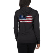 American Flag - Infinite Variations - Lightweight - Unisex zip hoodie