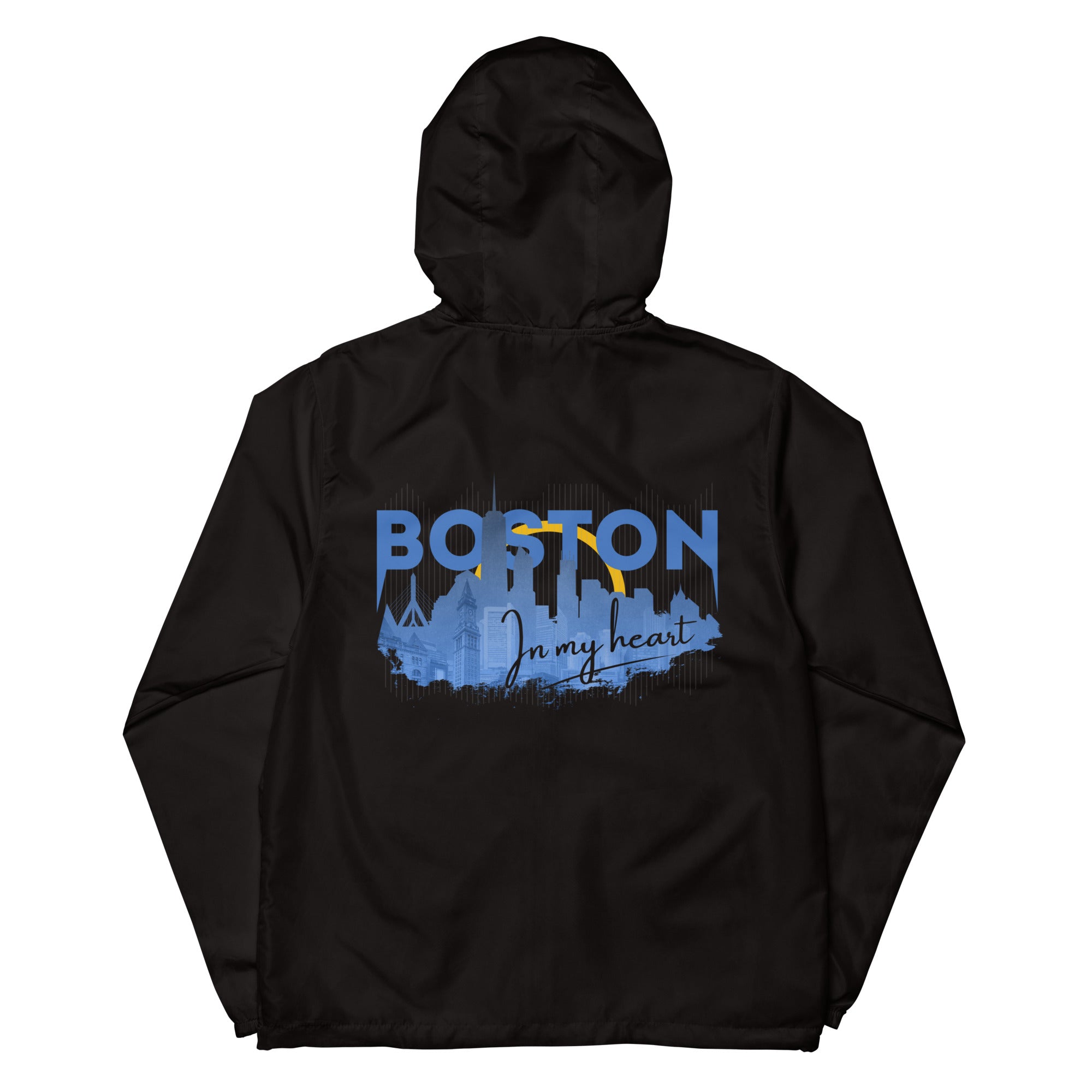 Boston Design - Unisex lightweight zip up windbreaker