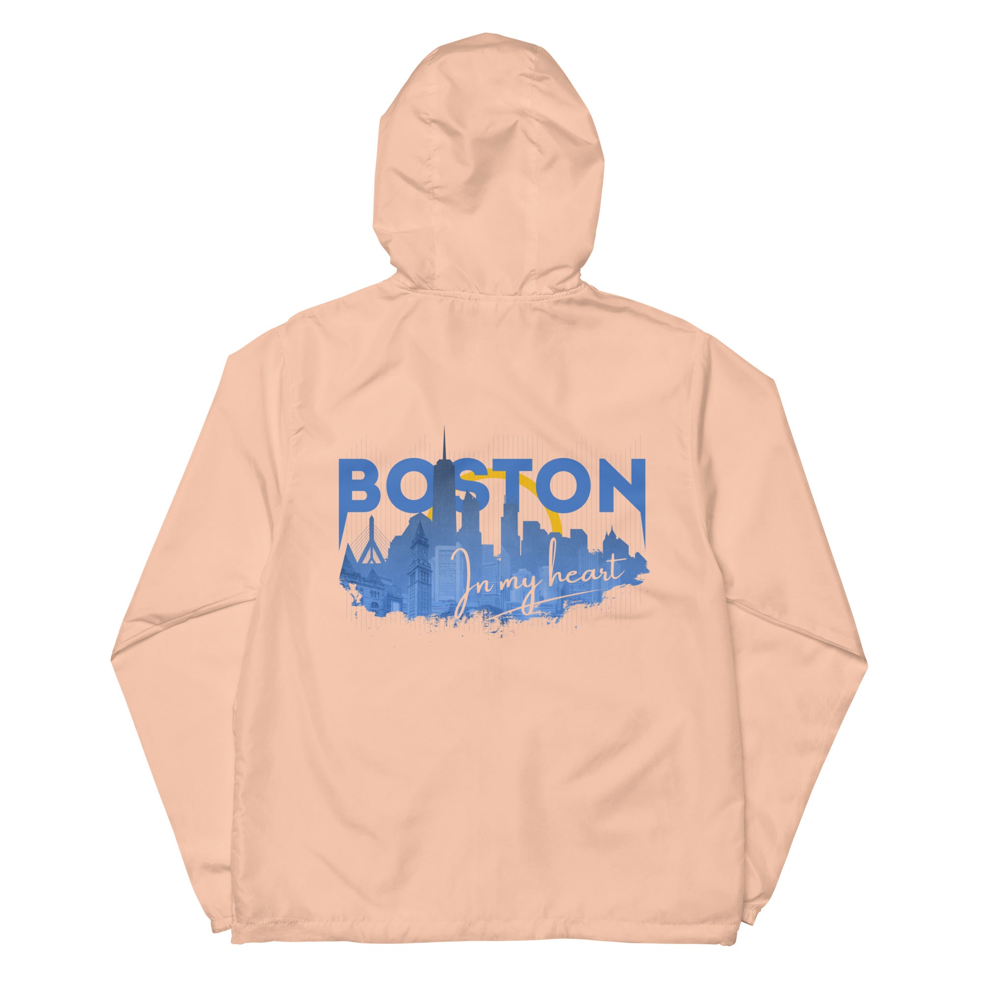 Boston Design - Unisex lightweight zip up windbreaker
