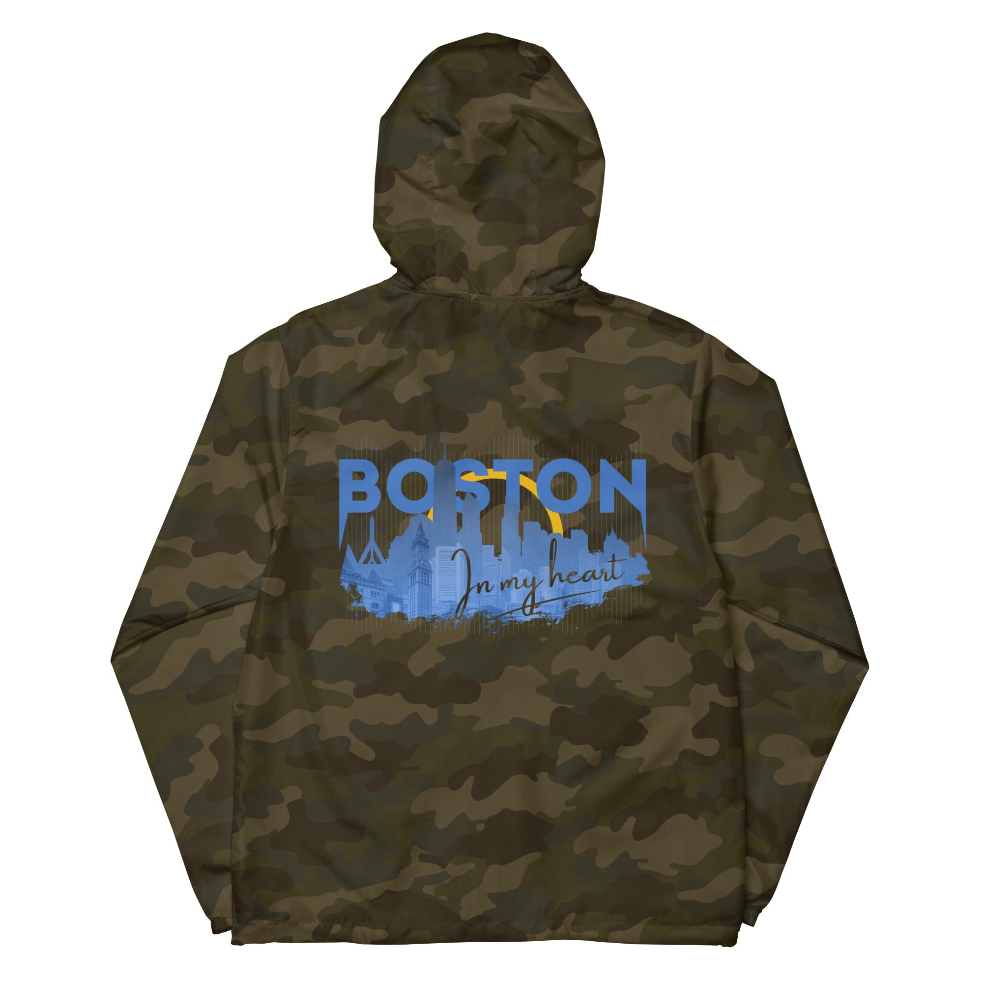 Boston Design - Unisex lightweight zip up windbreaker