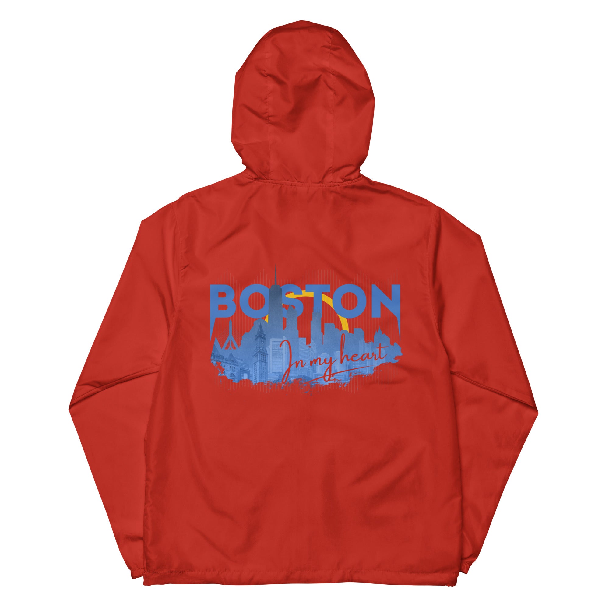 Boston Design - Unisex lightweight zip up windbreaker