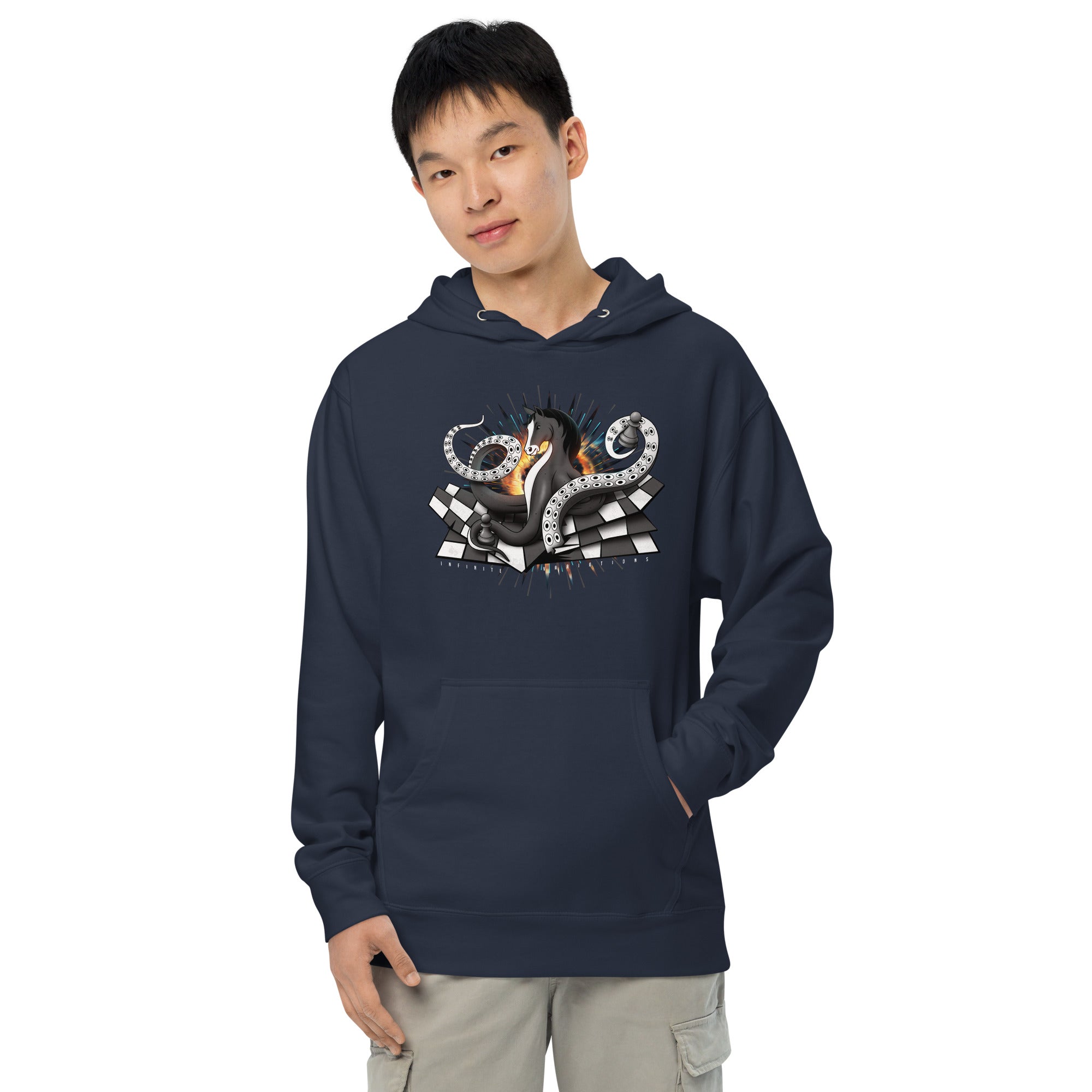 Octopus Knight - Unisex midweight hoodie