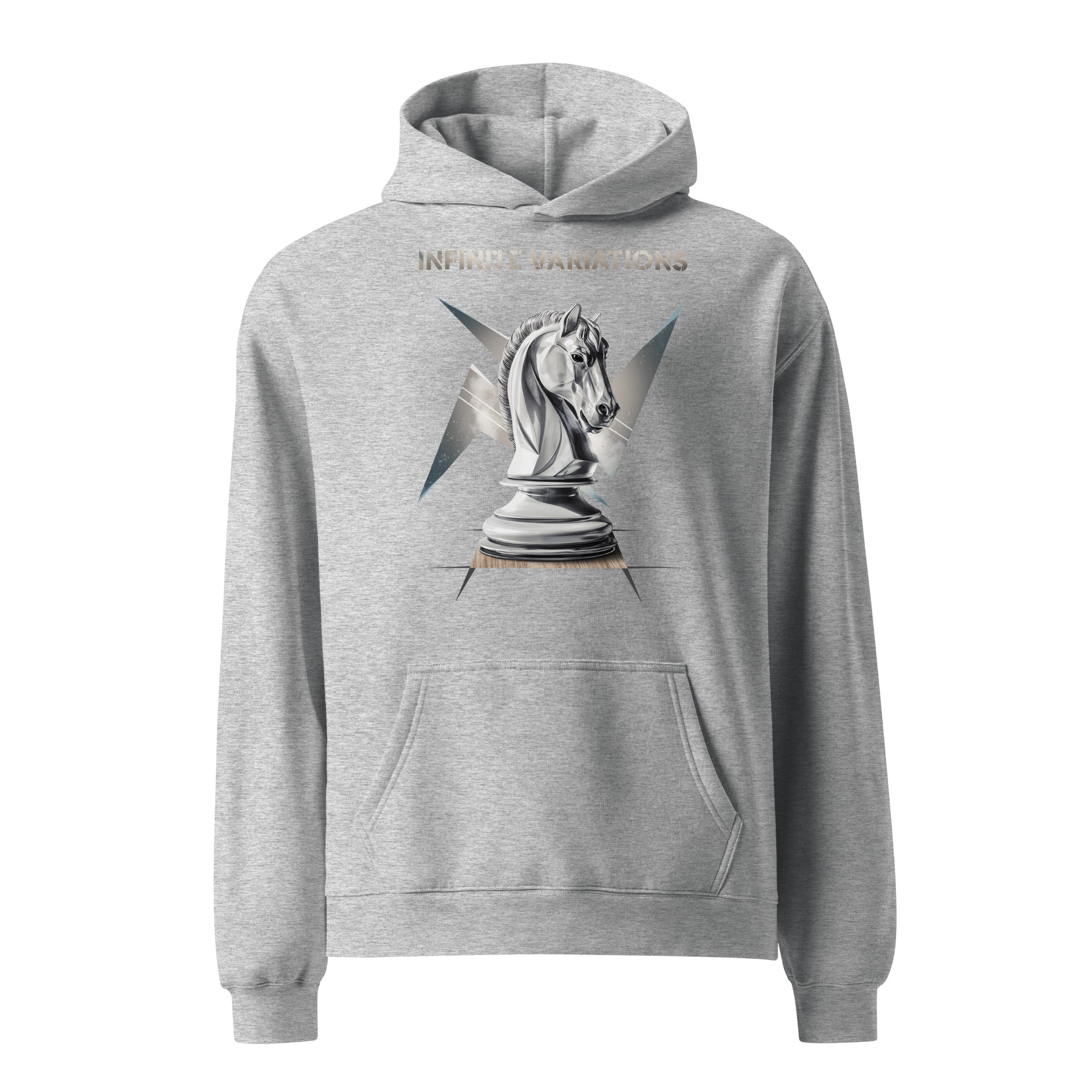 Knight of War - White - Unisex oversized hoodie