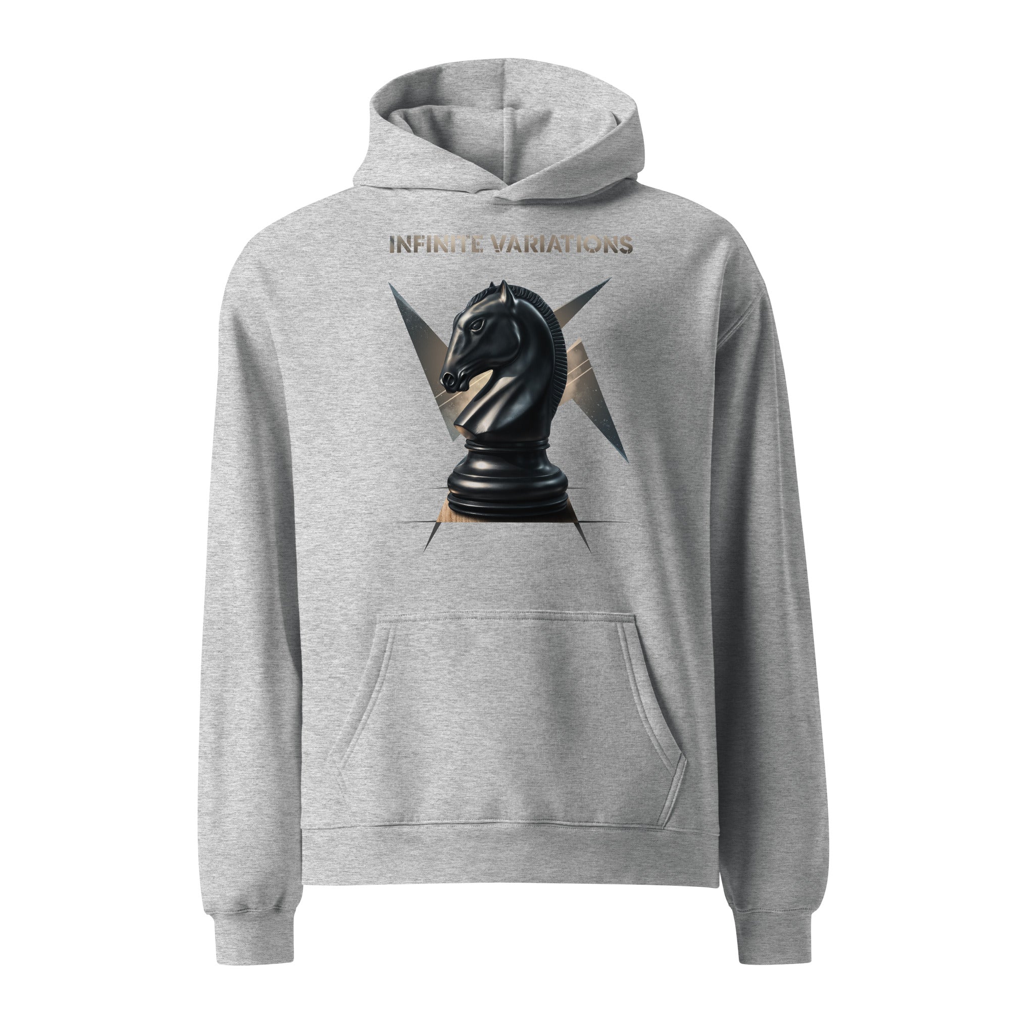 Knight of War - Black - Unisex oversized hoodie
