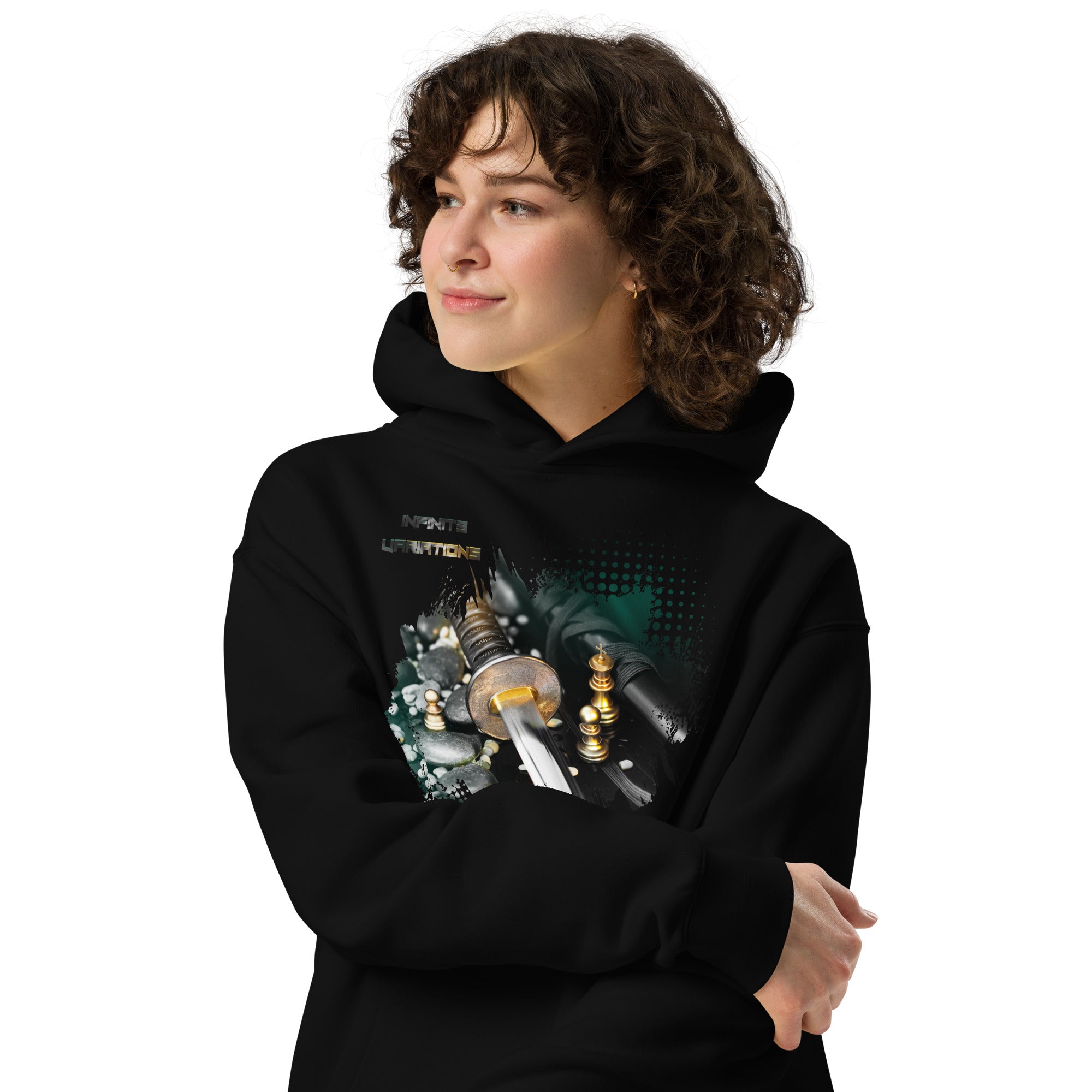 Samurai Chess II - Unisex oversized hoodie