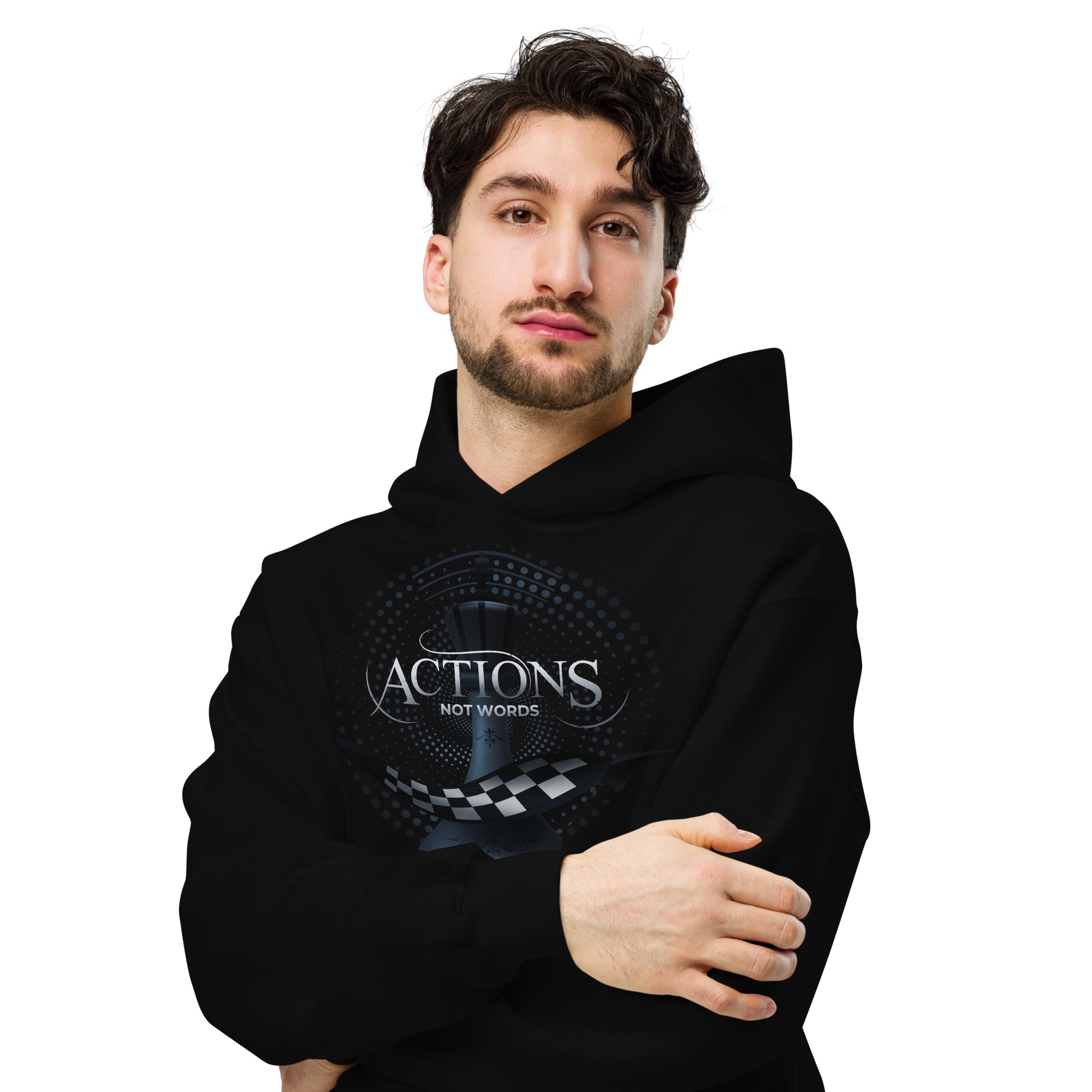 Actions Not Words - Unisex oversized hoodie