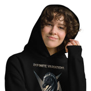 Knight of War - Black - Unisex oversized hoodie