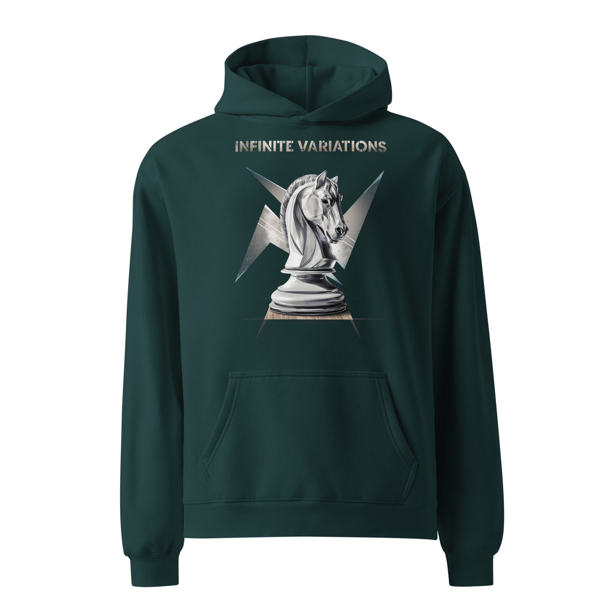 Knight of War - White - Unisex oversized hoodie