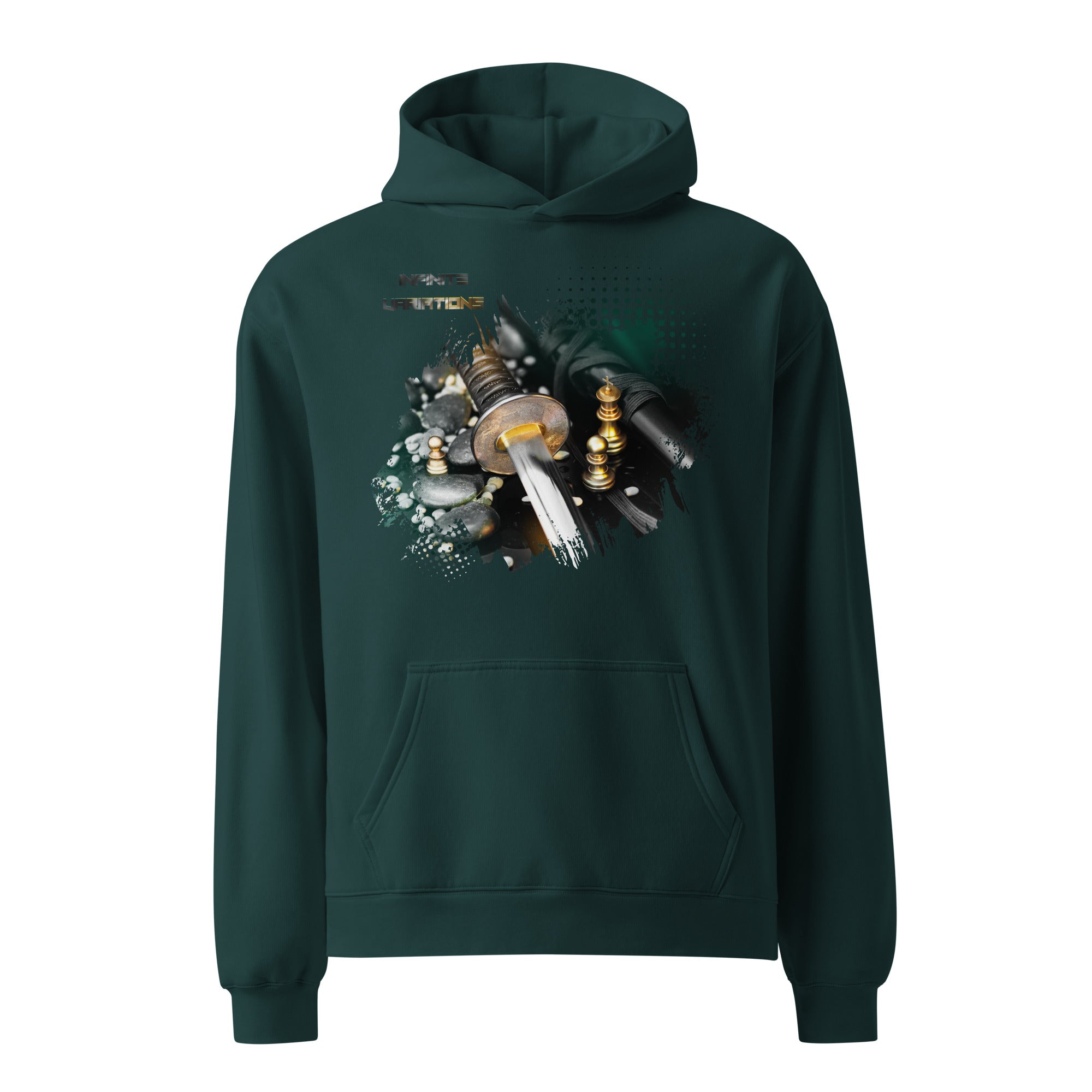 Samurai Chess II - Unisex oversized hoodie