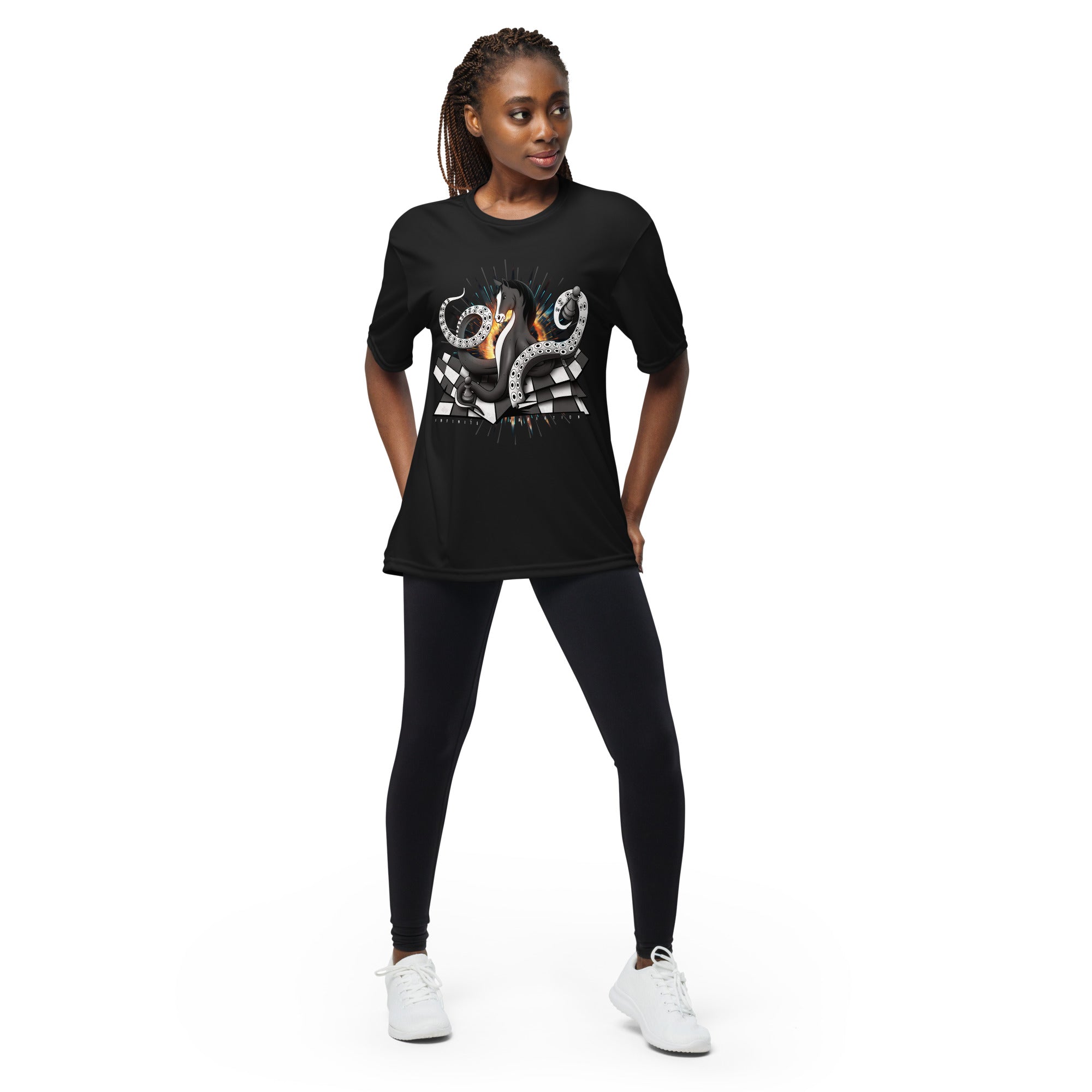 Octopus Knight - Unisex performance crew neck t-shirt