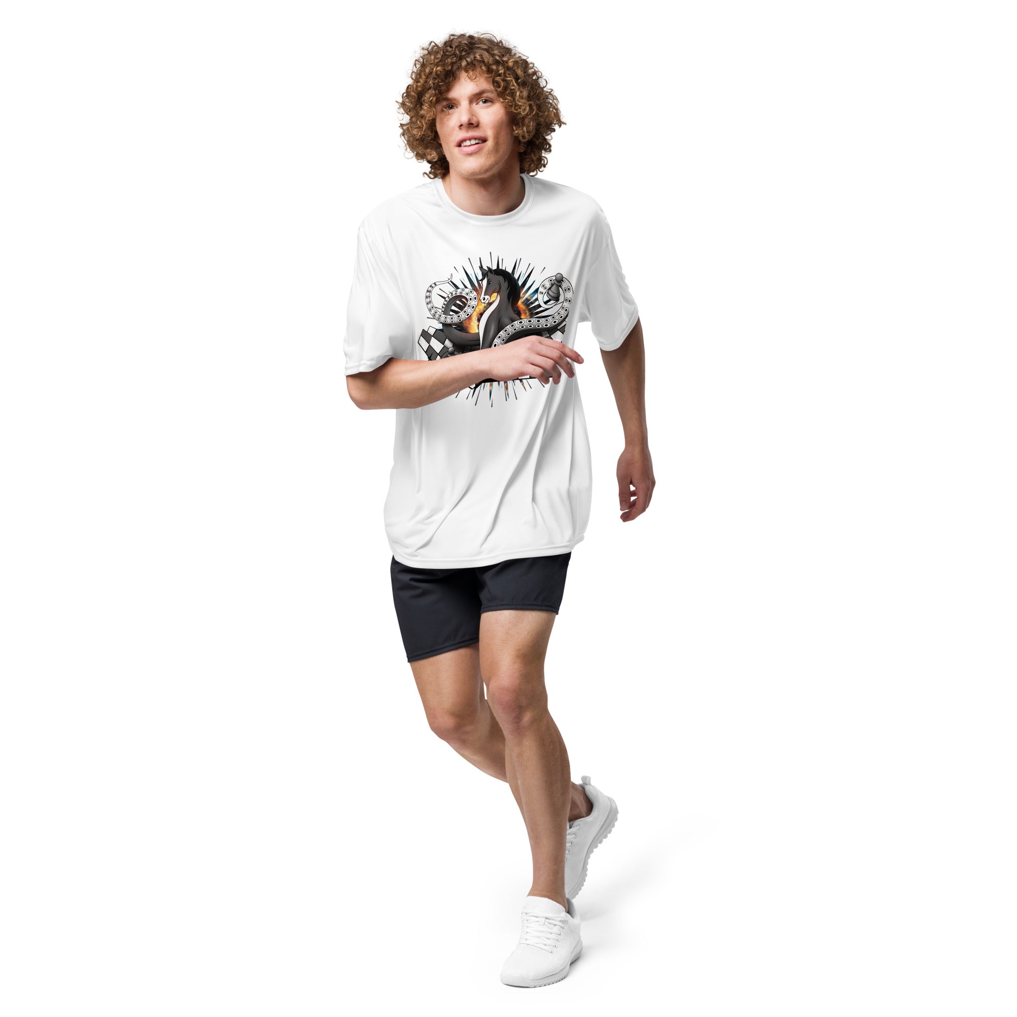 Octopus Knight - Unisex performance crew neck t-shirt