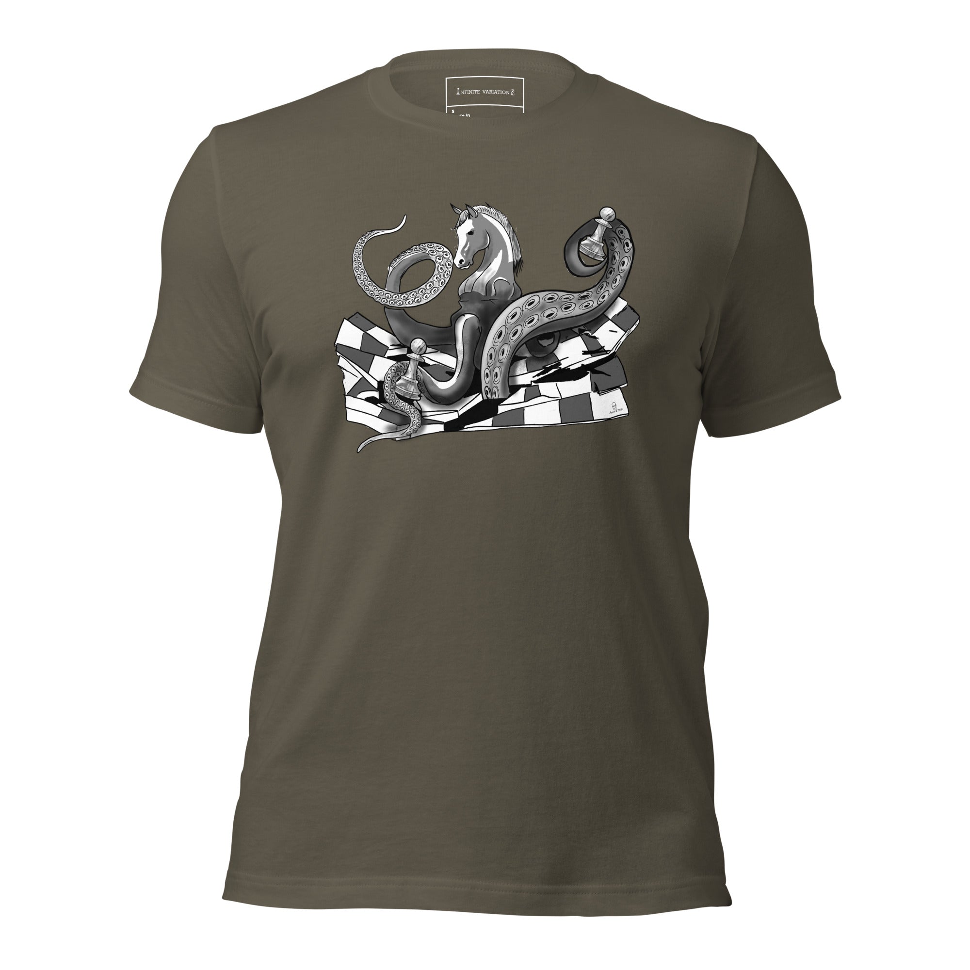 Octopus Knight with Pawn - Unisex t-shirt