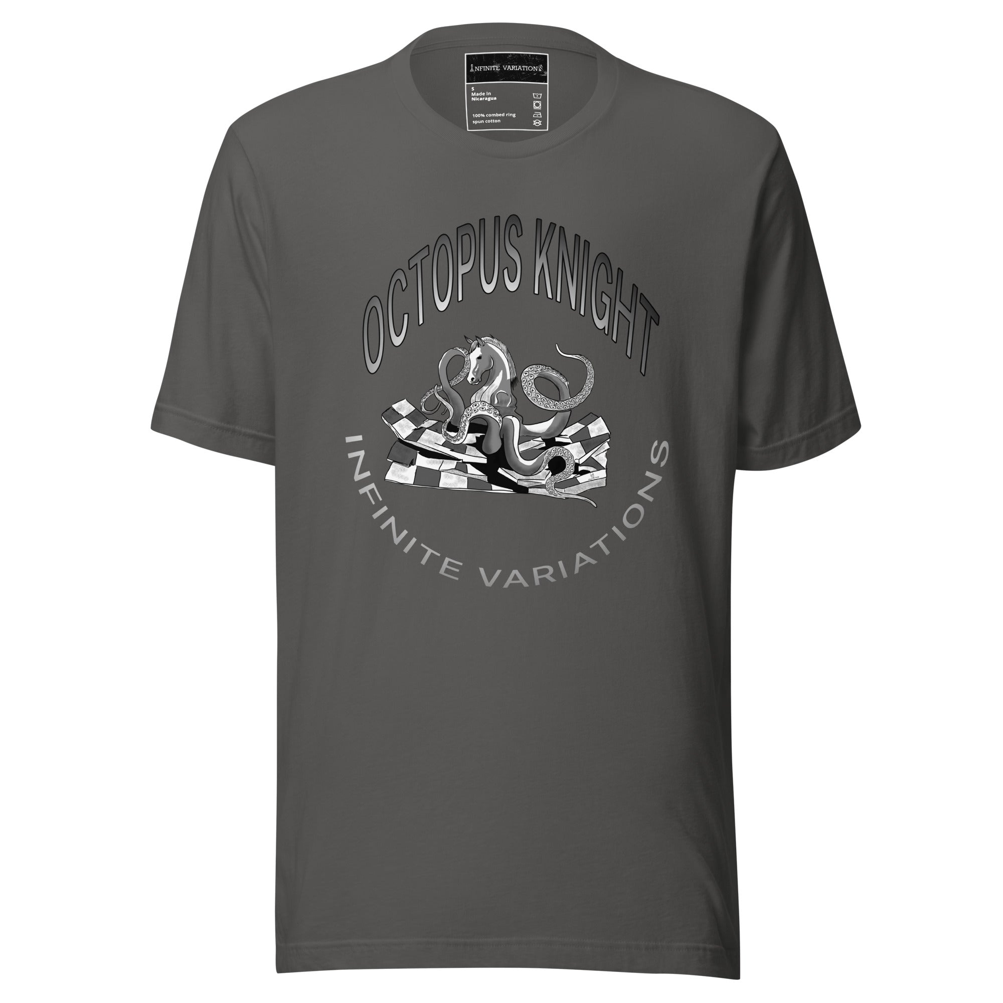 Infinite Variations - Octopus Knight - B Side Design - Unisex t-shirt
