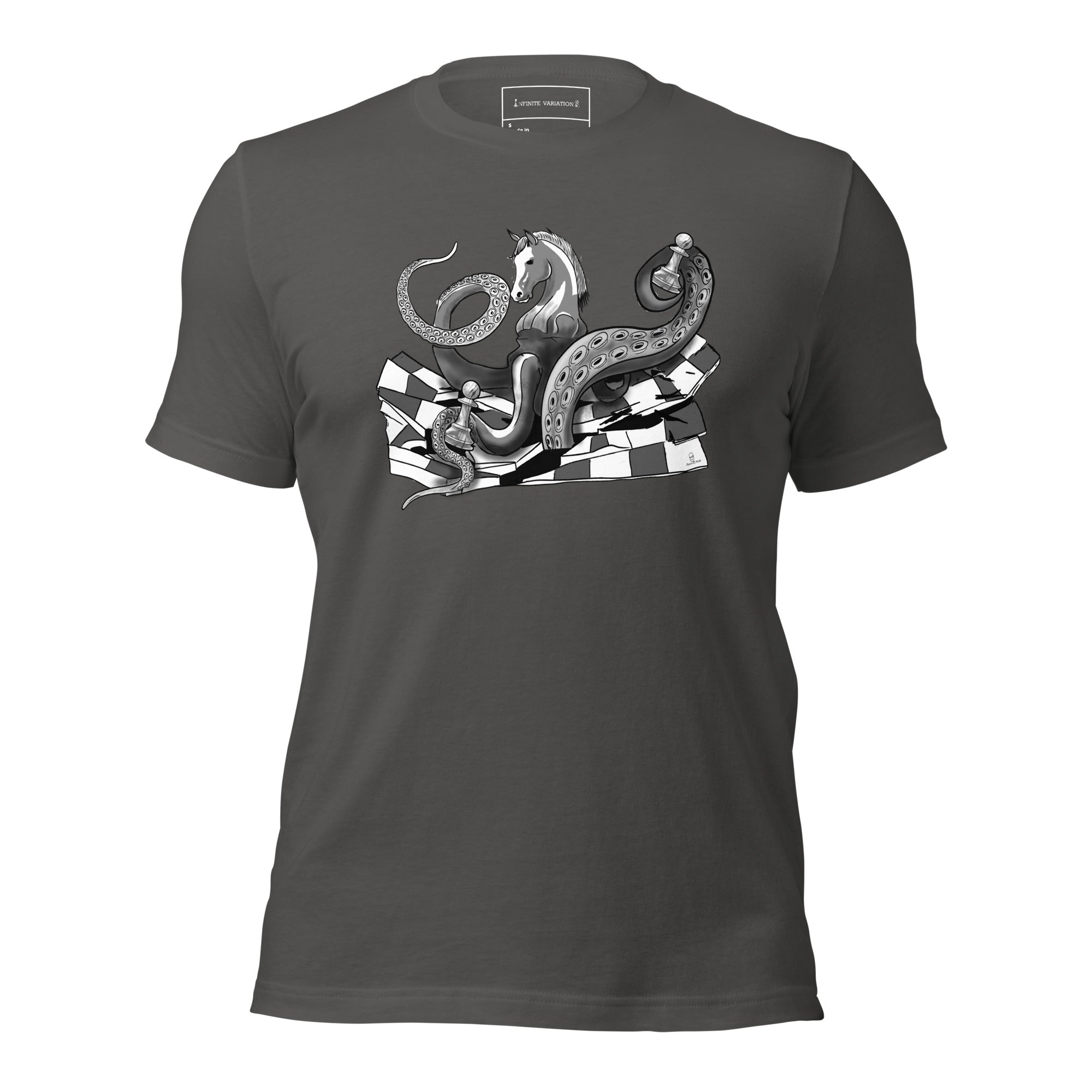 Octopus Knight with Pawn - Unisex t-shirt