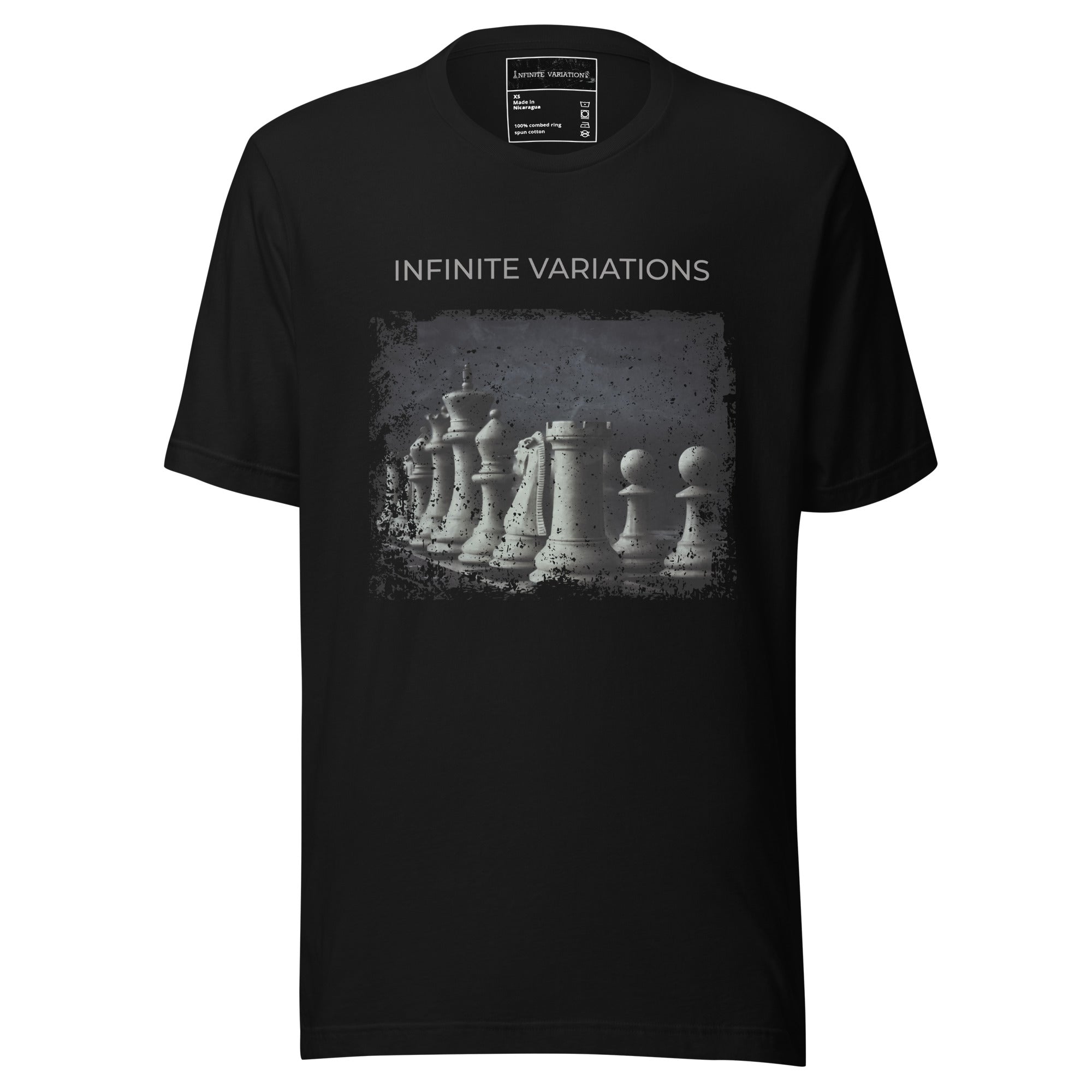Infinite Variations - Classic Design I - Distressed - Chess T-shirt