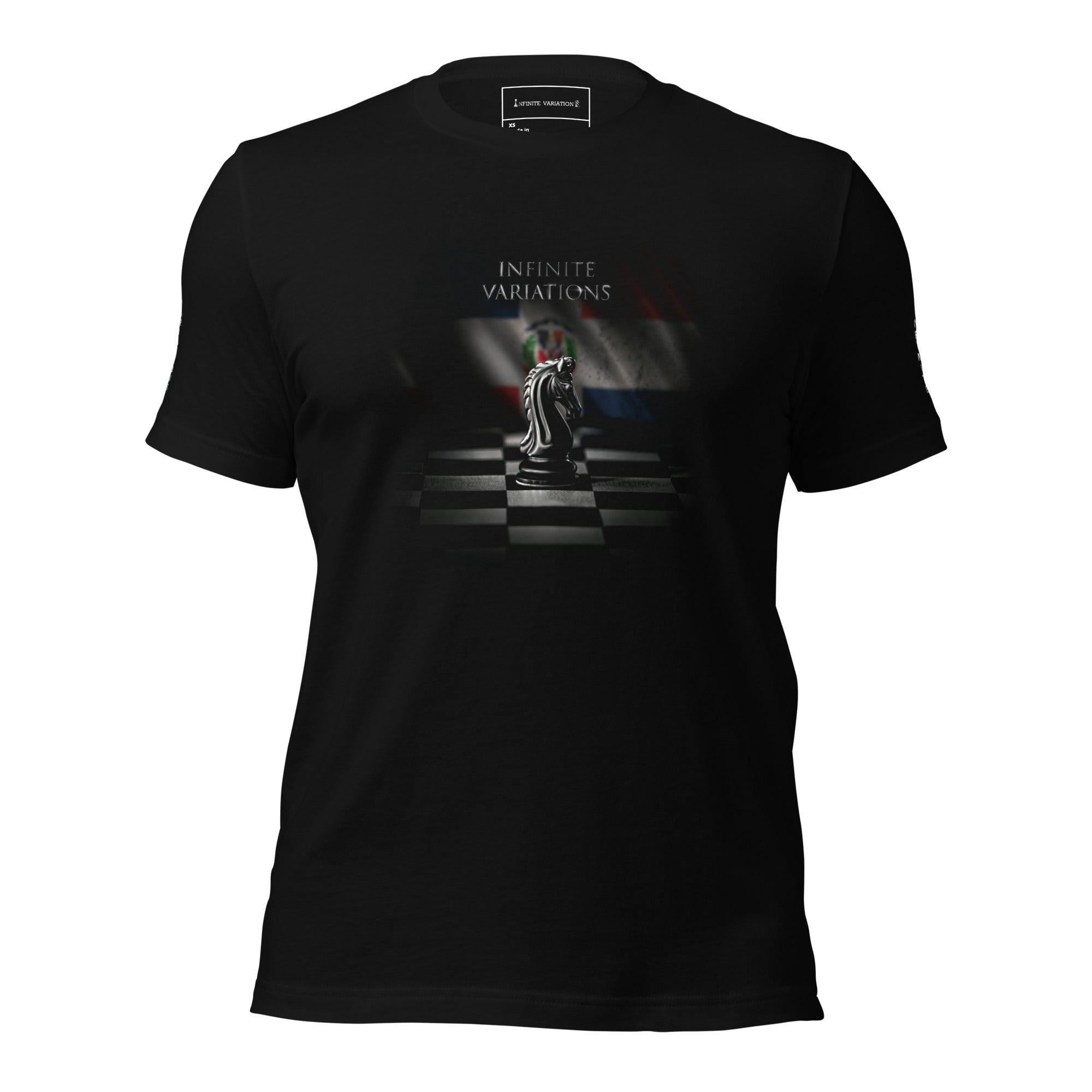 Infinite Variations - Classical DR Knight - Logo Both Sleeves - Unisex t-shirt