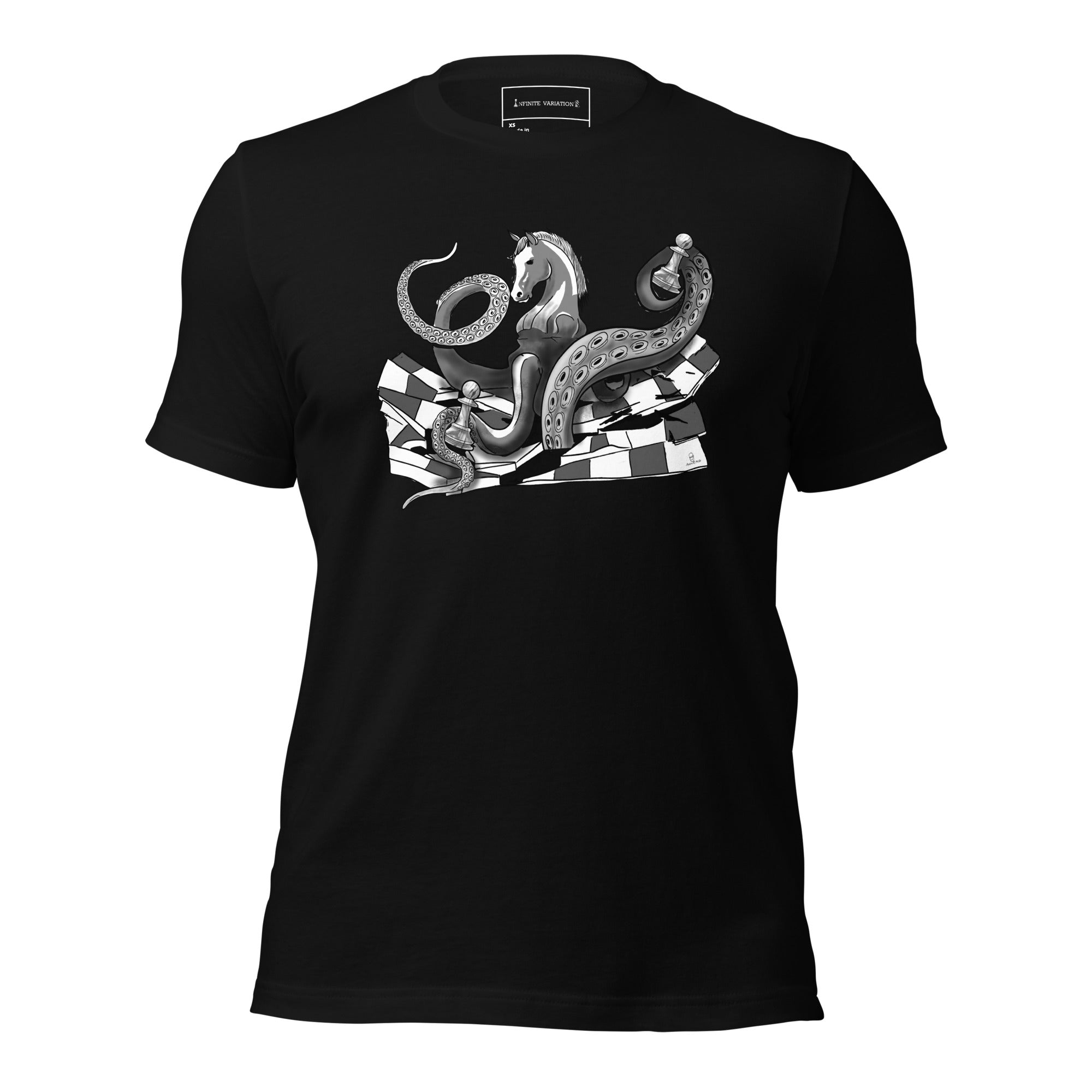 Octopus Knight with Pawn - Unisex t-shirt