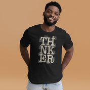Thinker Chess - Tan - Unisex t-shirt