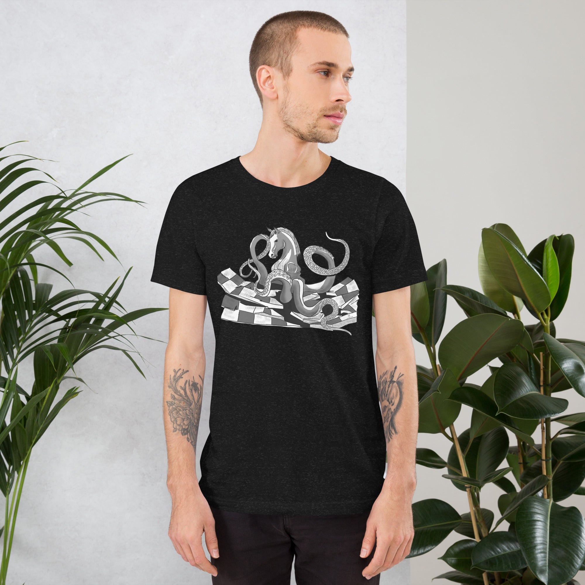 Infinite Variations - Octopus Knight - No Text Design - Unisex t-shirt