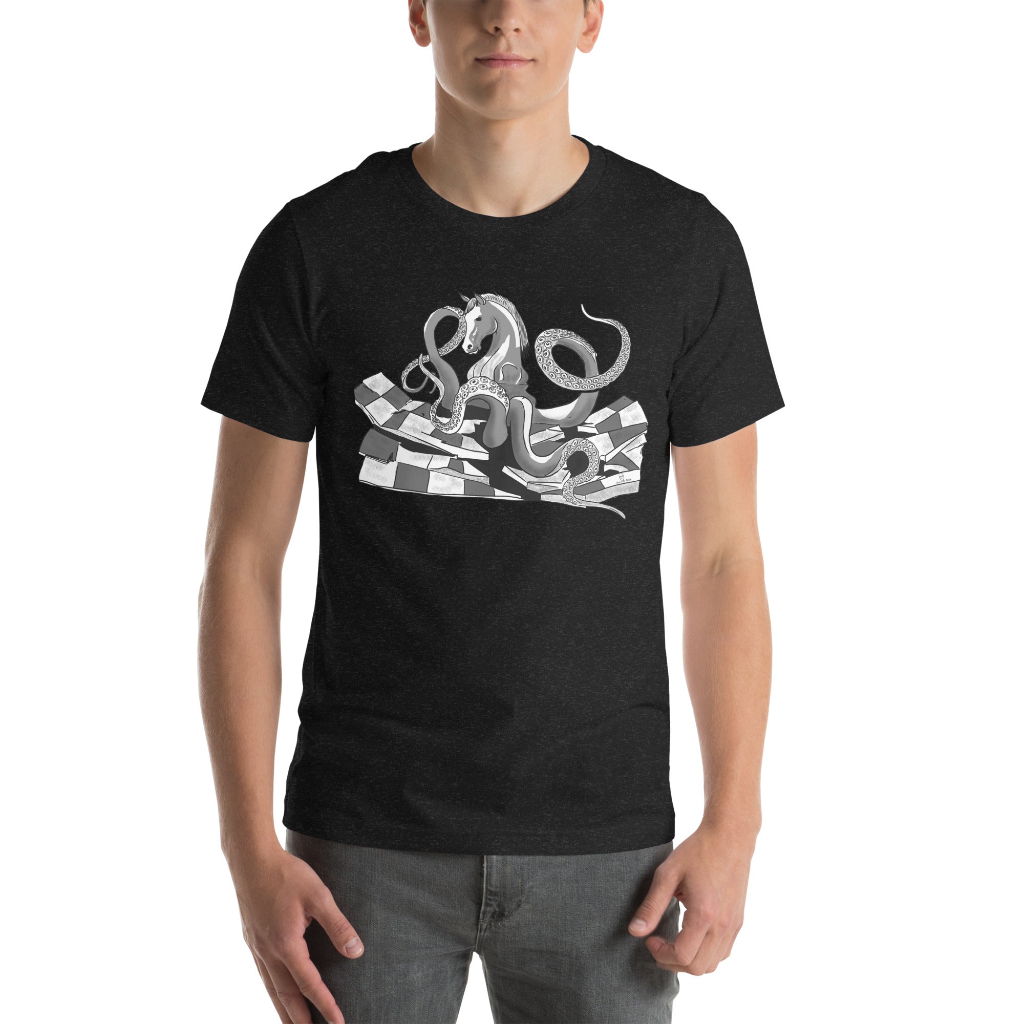 Infinite Variations - Octopus Knight - No Text Design - Unisex t-shirt