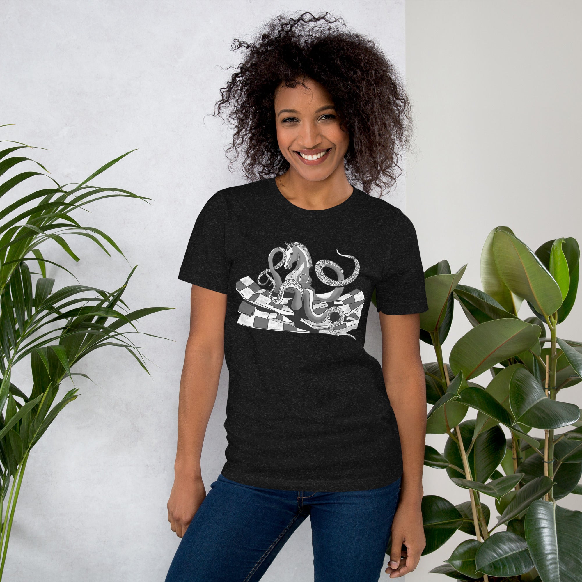 Infinite Variations - Octopus Knight - No Text Design - Unisex t-shirt