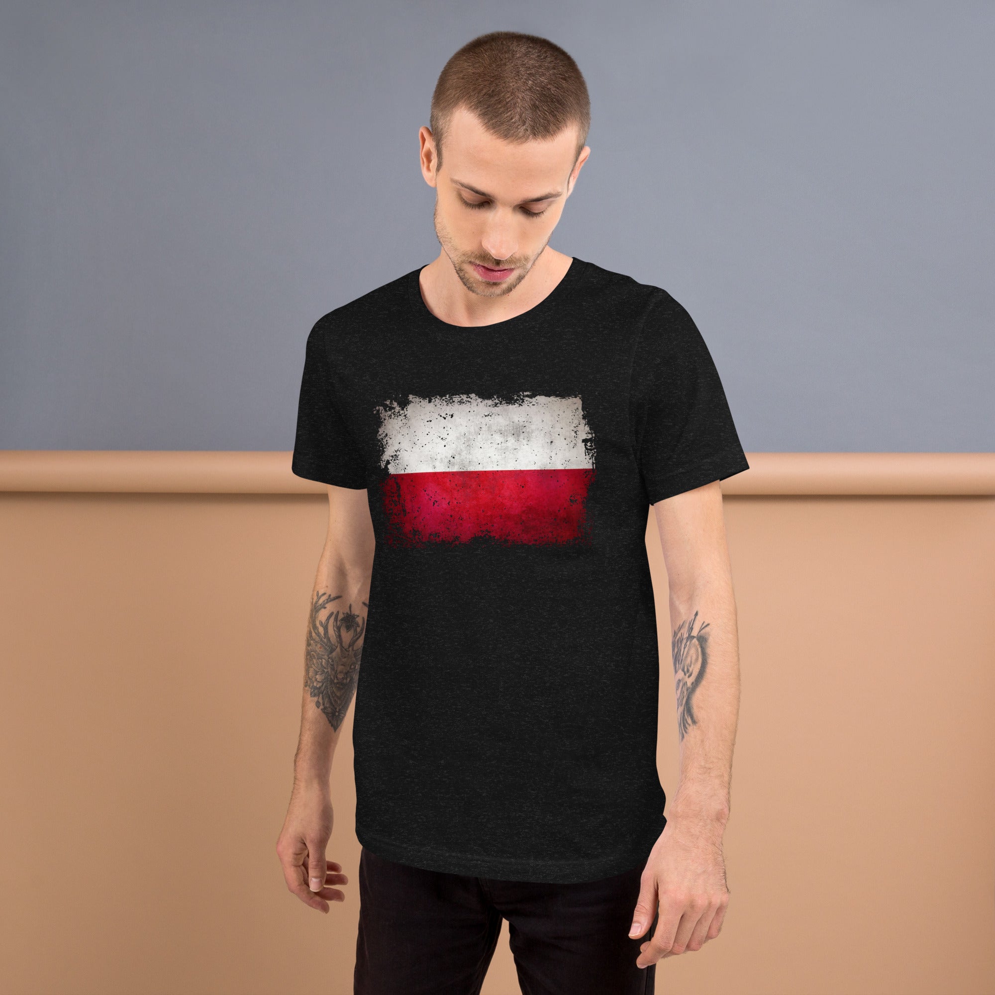 International Series - Poland Distressed - Unisex t-shirt
