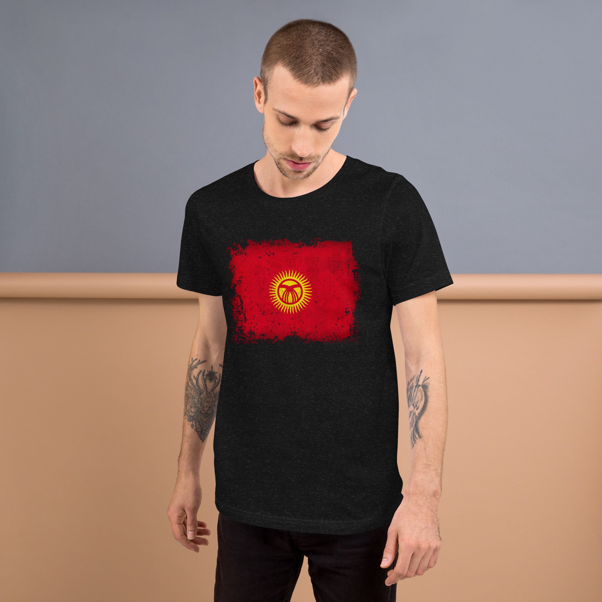 International Series - Kyrgyzstan Distressed - Unisex t-shirt