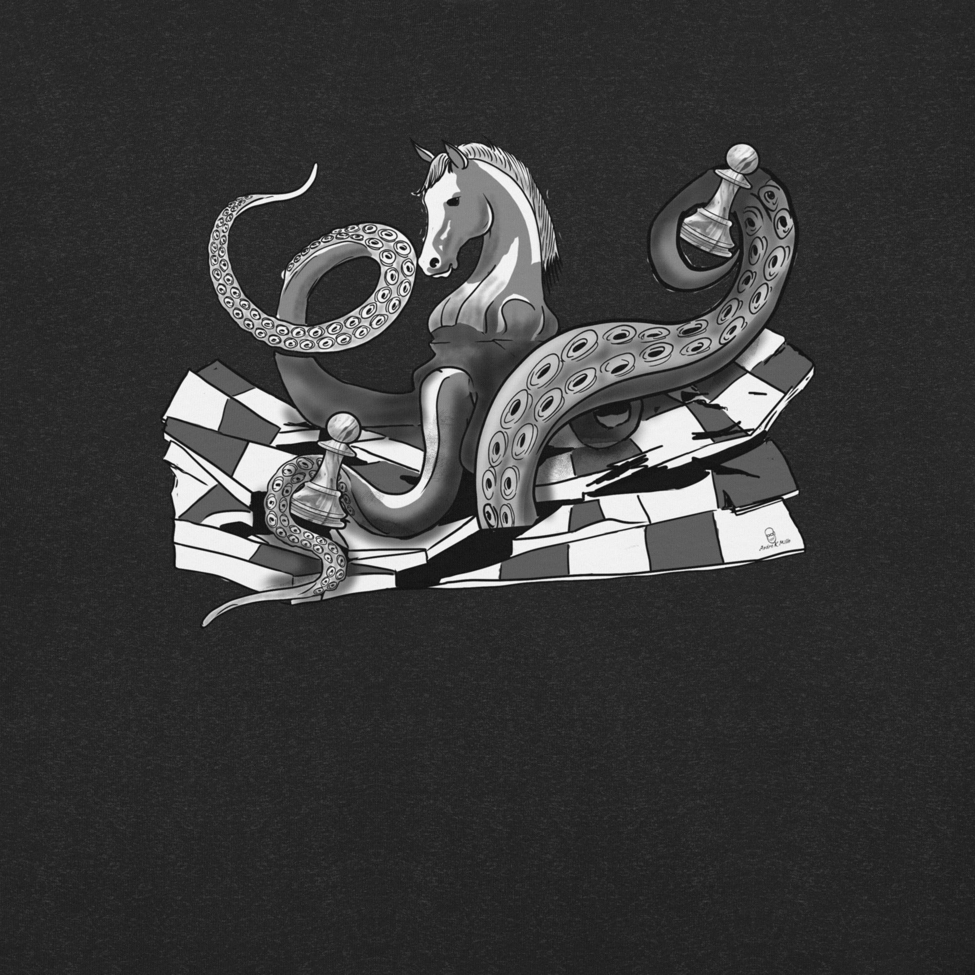Octopus Knight with Pawn - Unisex t-shirt