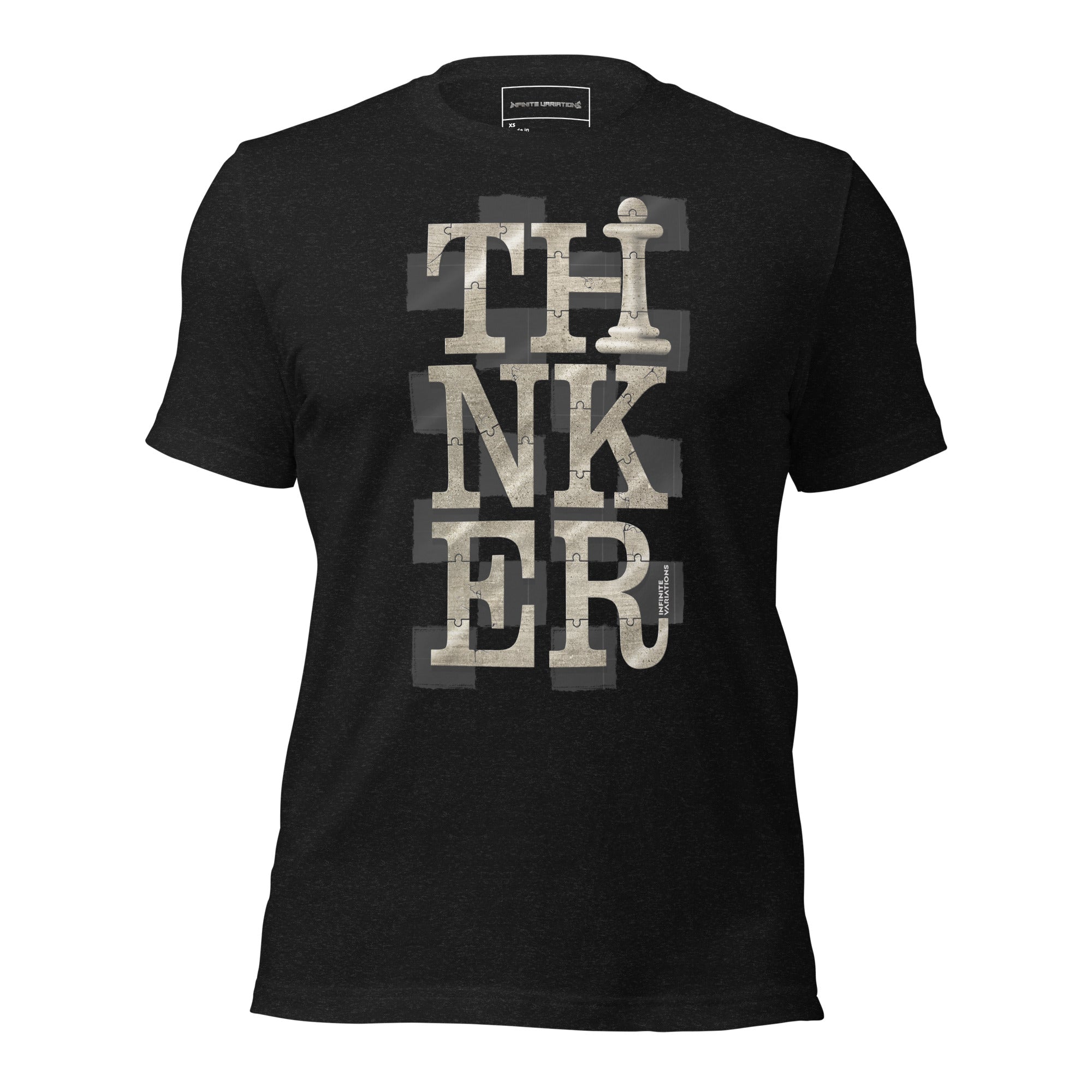 Thinker Chess - Tan - Unisex t-shirt