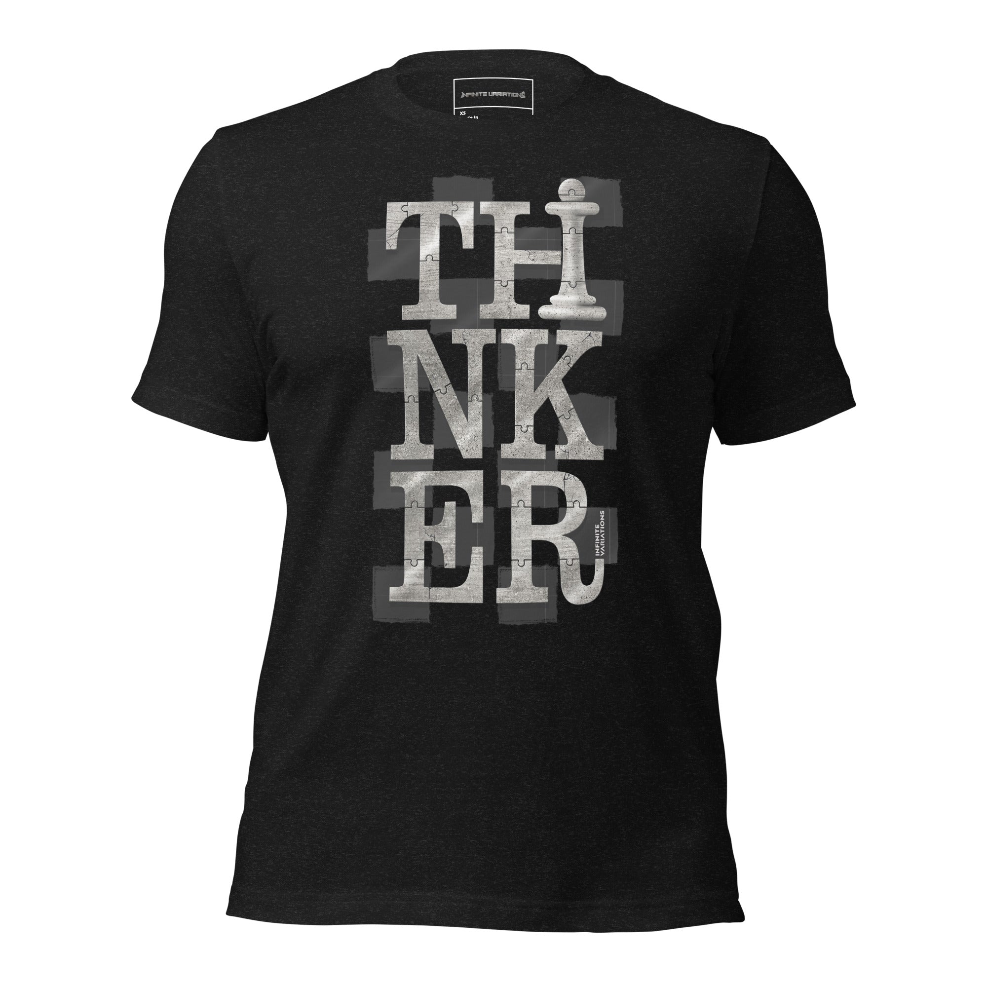 Thinker Chess - Platinum - Unisex t-shirt