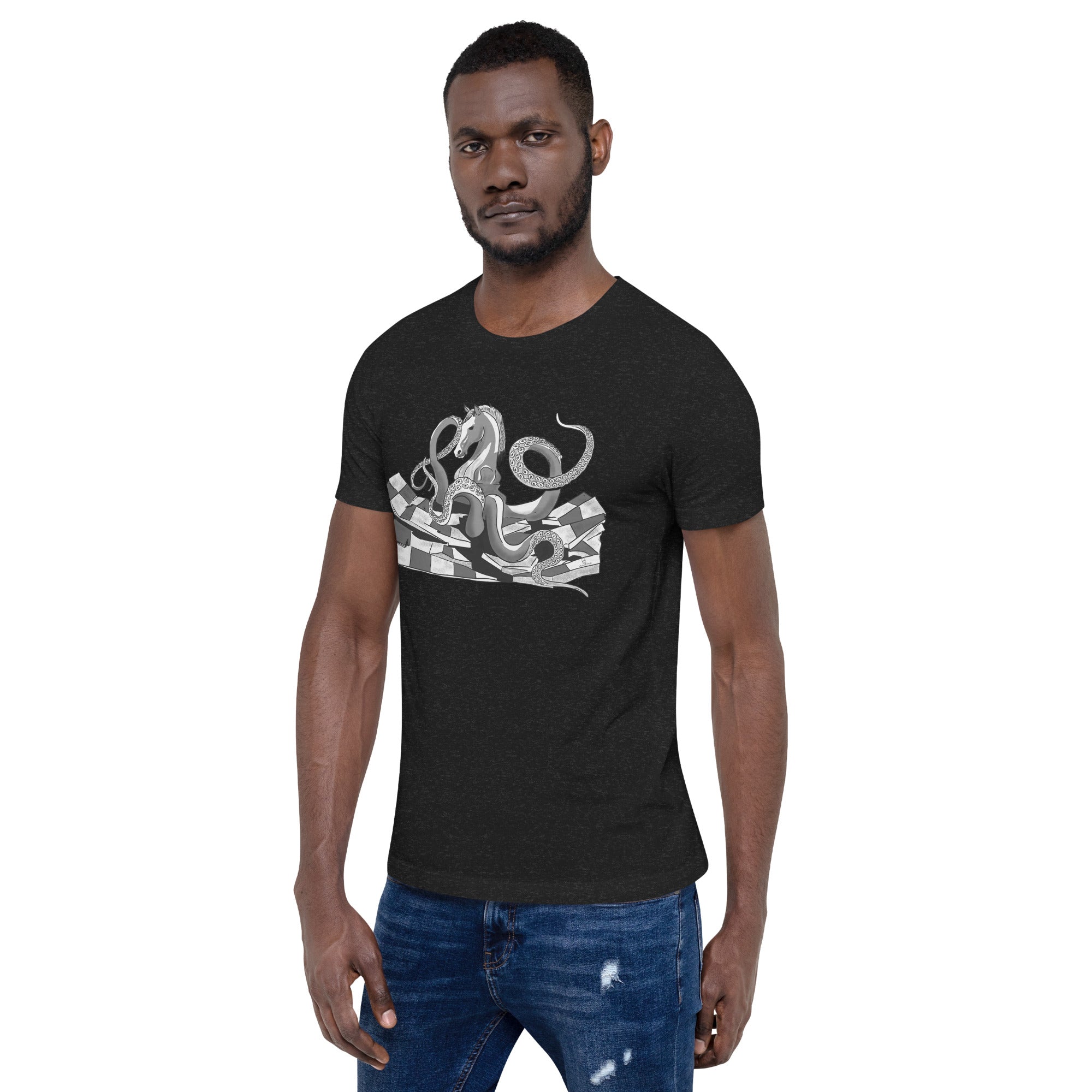 Infinite Variations - Octopus Knight - No Text Design - Unisex t-shirt